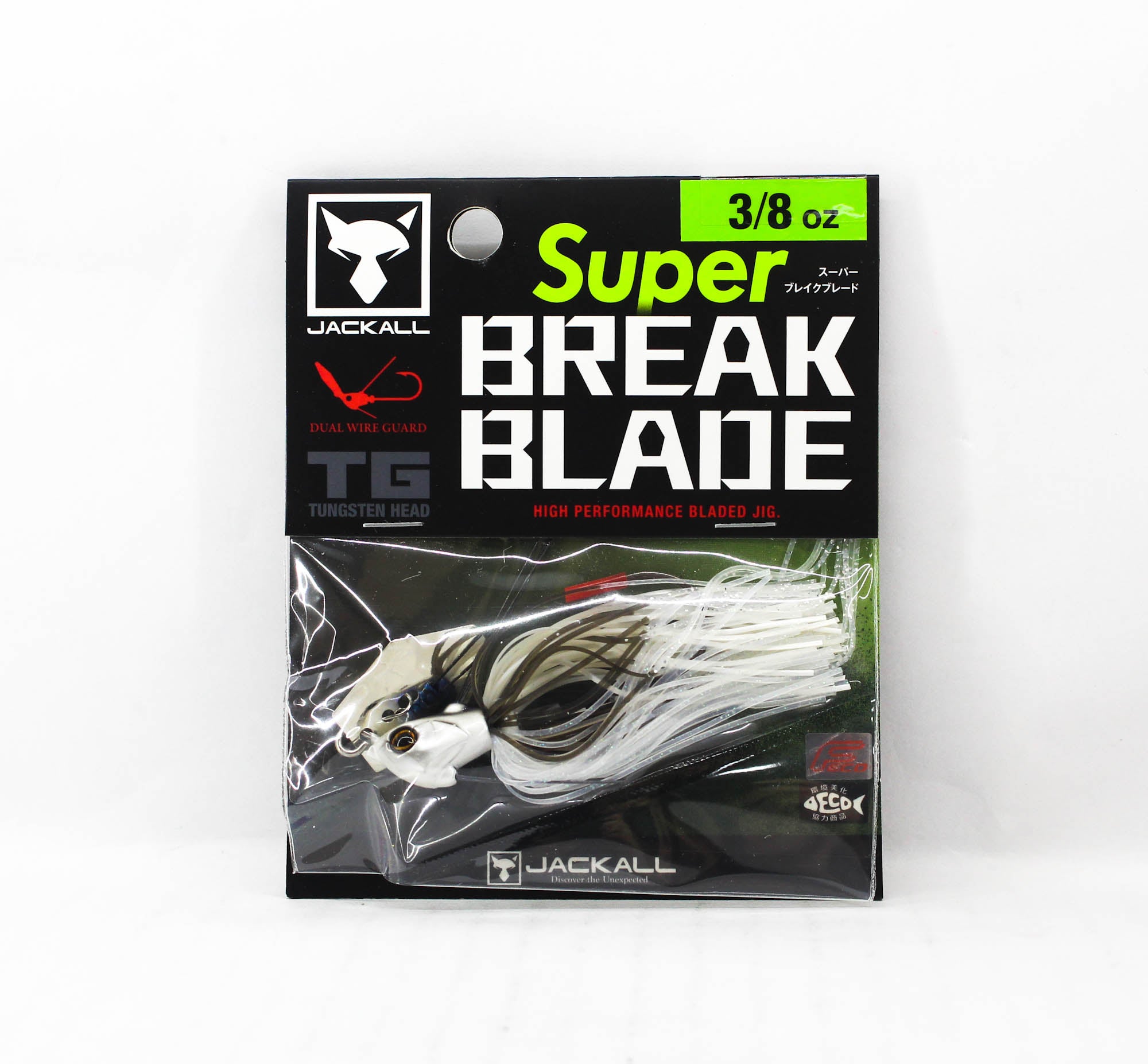 Jackall Super Break B 3/8 oz Sinking Lure Super White (2049)