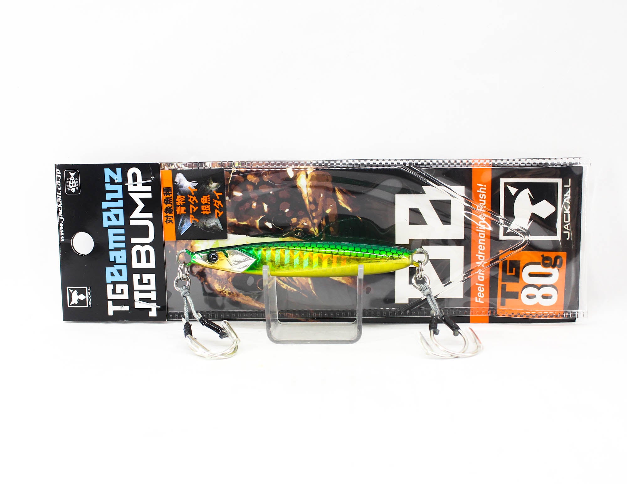 Jackall Metal Jig Bambluz Bump TG Tungsten 80 grams Grikin Border (2100)