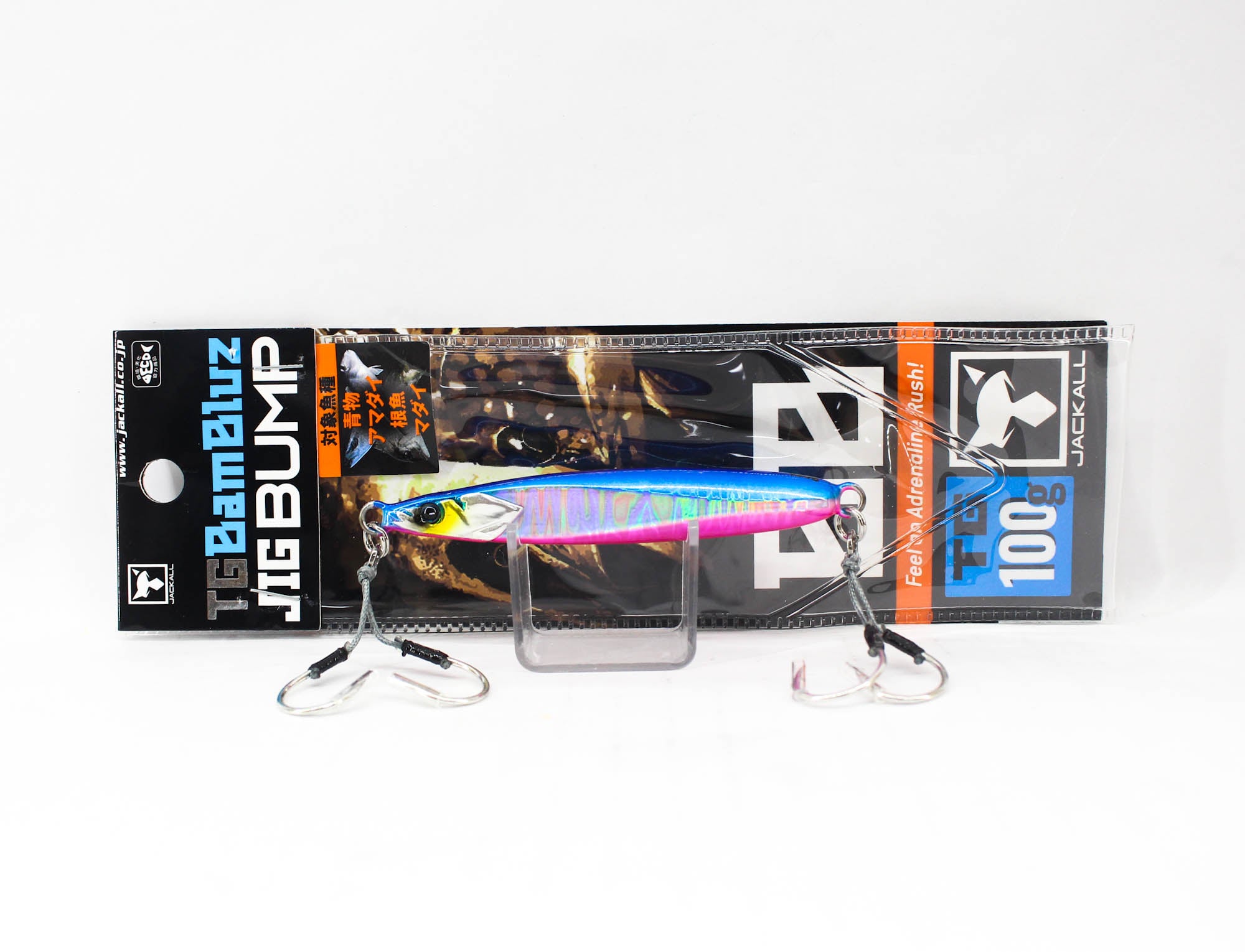 Jackall Metal Jig Bambluz Bump TG Tungsten 100 grams Blue Pink (2193)