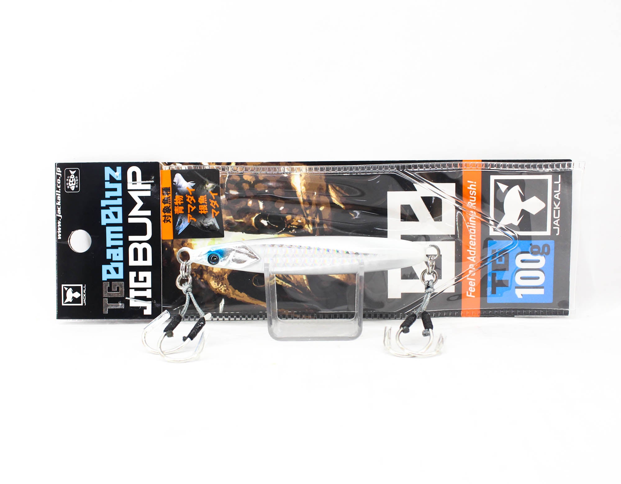 Jackall Metal Jig Bambluz Bump TG Tungsten 100 grams Glow Lens (2223)