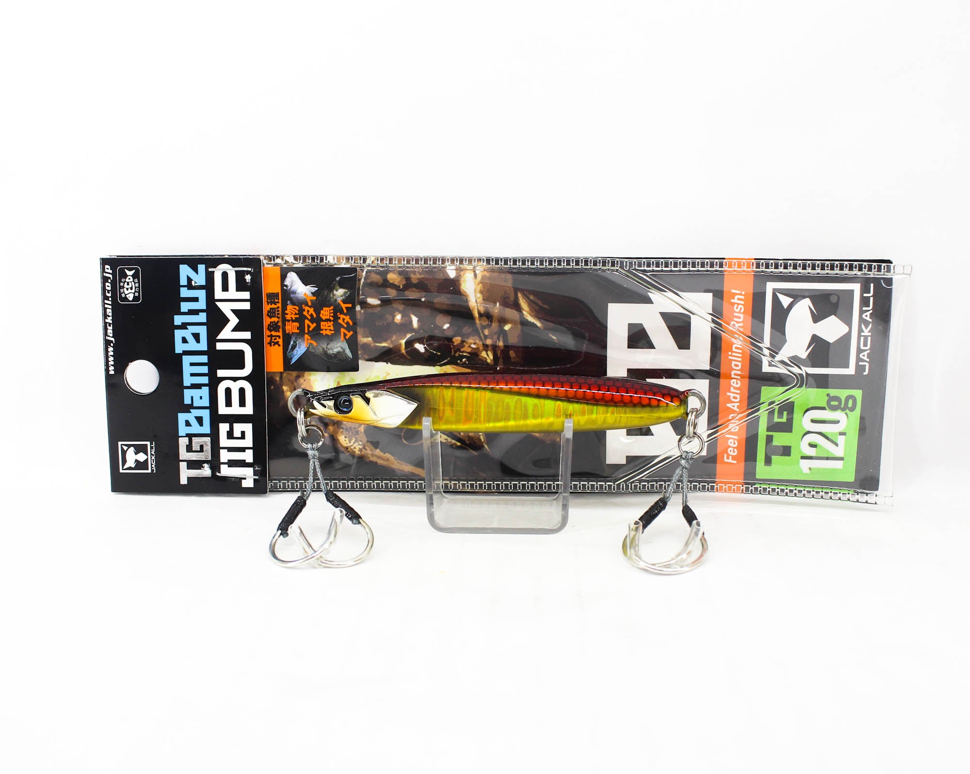Jackall Metal Jig Bambluz Bump TG Tungsten 120 grams Red Gold (2247)