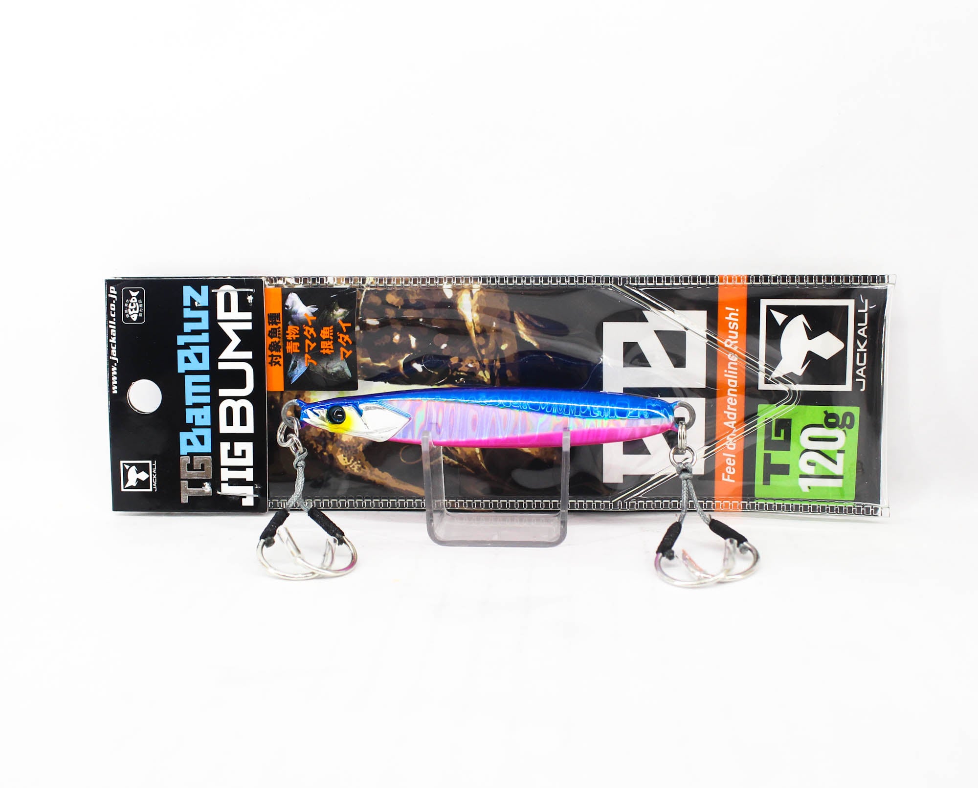Jackall Metal Jig Bambluz Bump TG Tungsten 120 grams Blue Pink (2278)