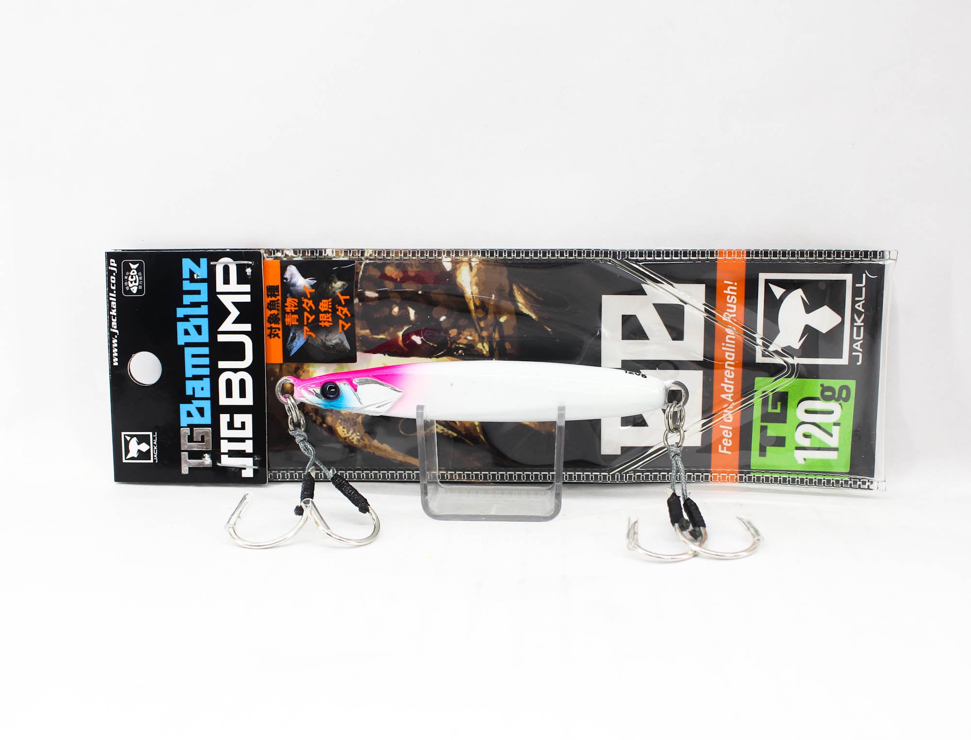 Jackall Metal Jig Bambluz Bump TG Tungsten 120 grams Impact Glow (2292)
