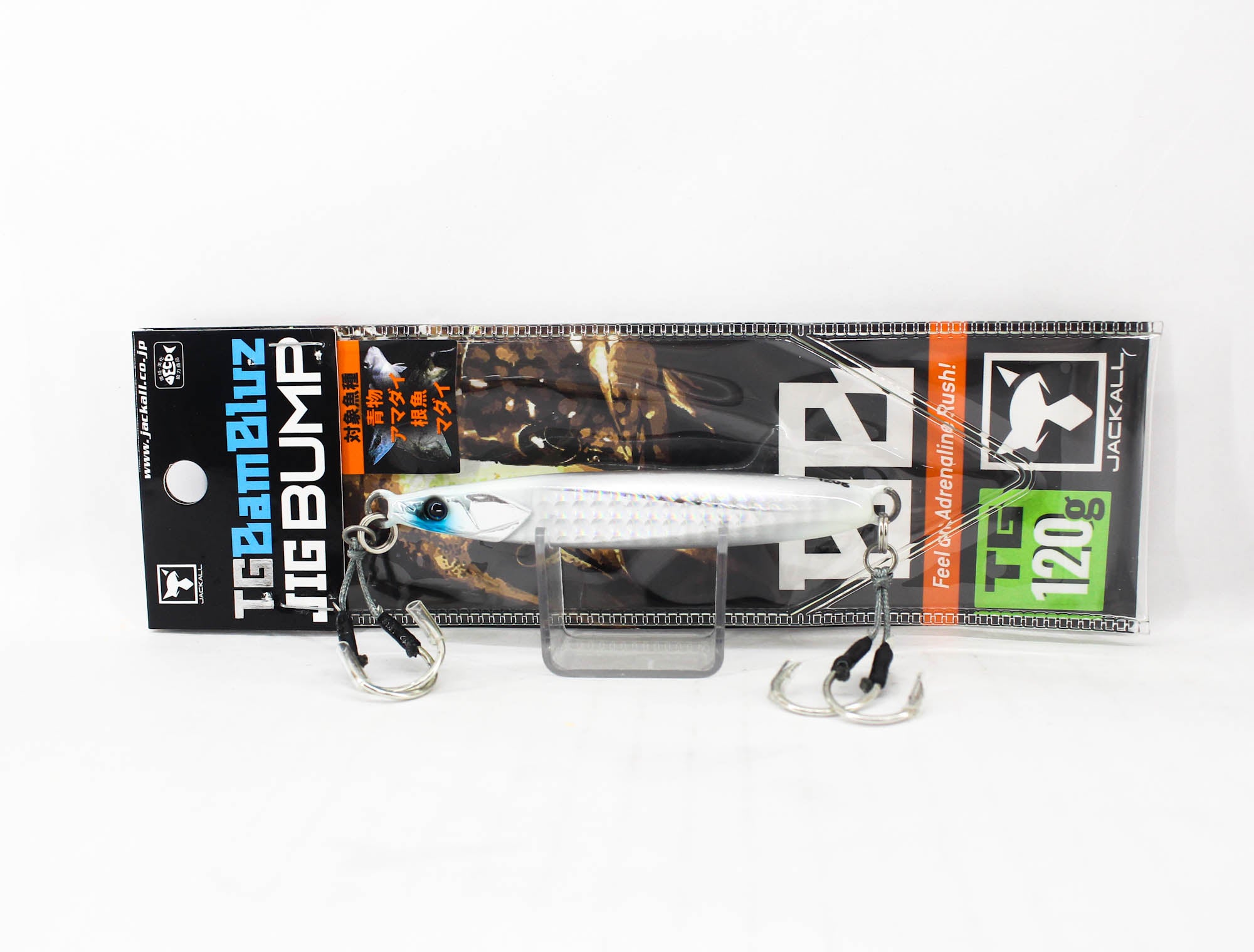 Jackall Metal Jig Bambluz Bump TG Tungsten 120 grams Glow Lens (2308)