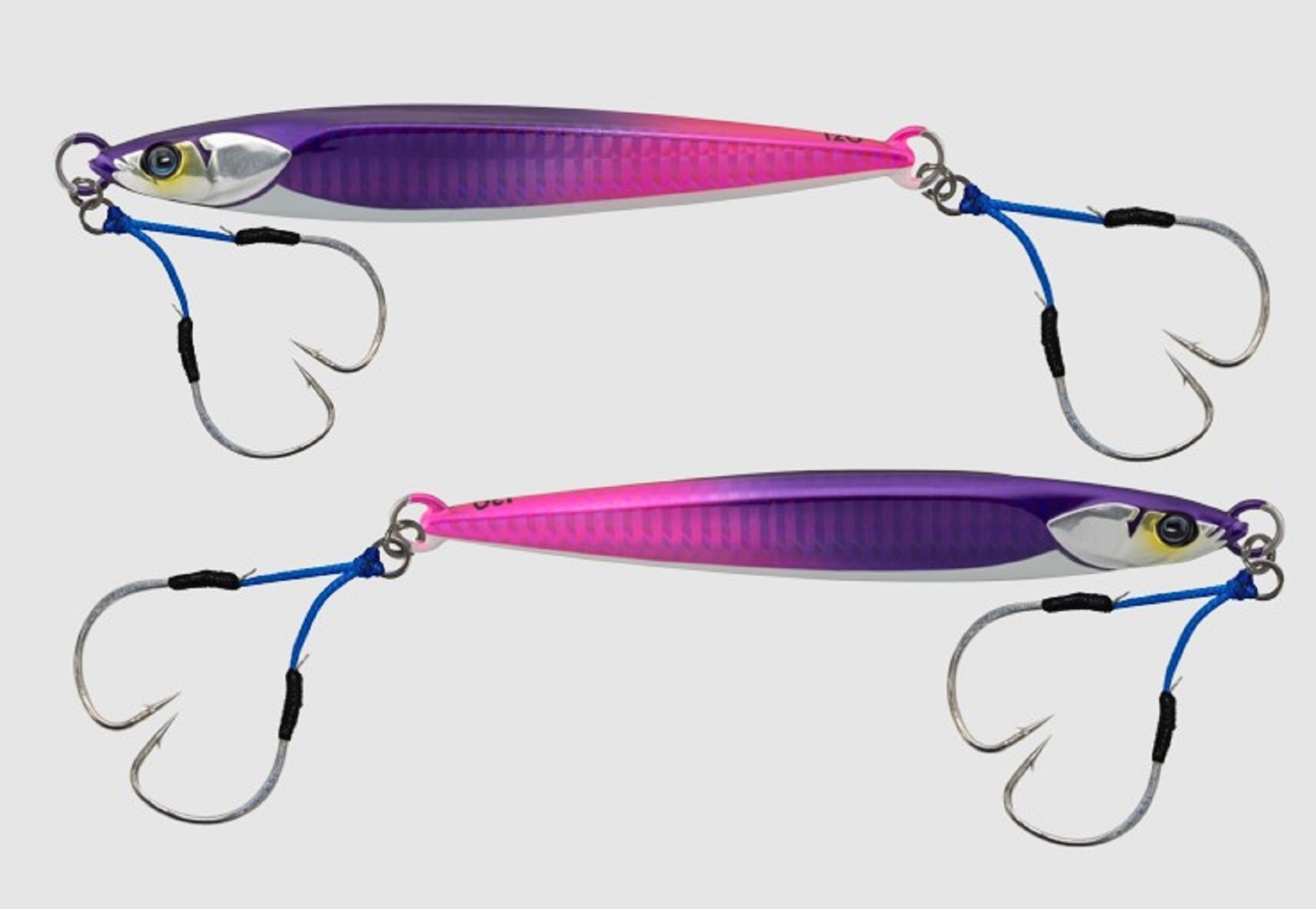 Jackall Metal Jig Bambluz Short 120 grams Sakura Purple Pink Glow (2551)