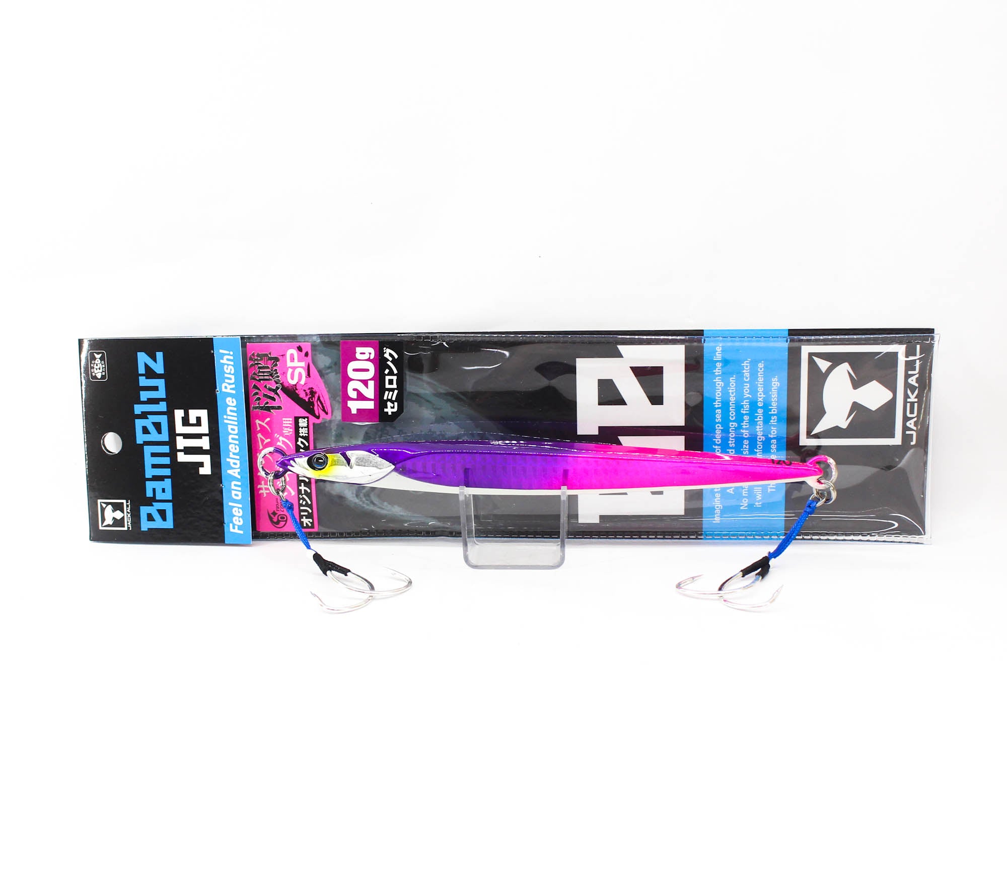 Jackall Metal Jig Bambluz Semi Long Sakuramasu 120 grams P Pink Glow (2612)