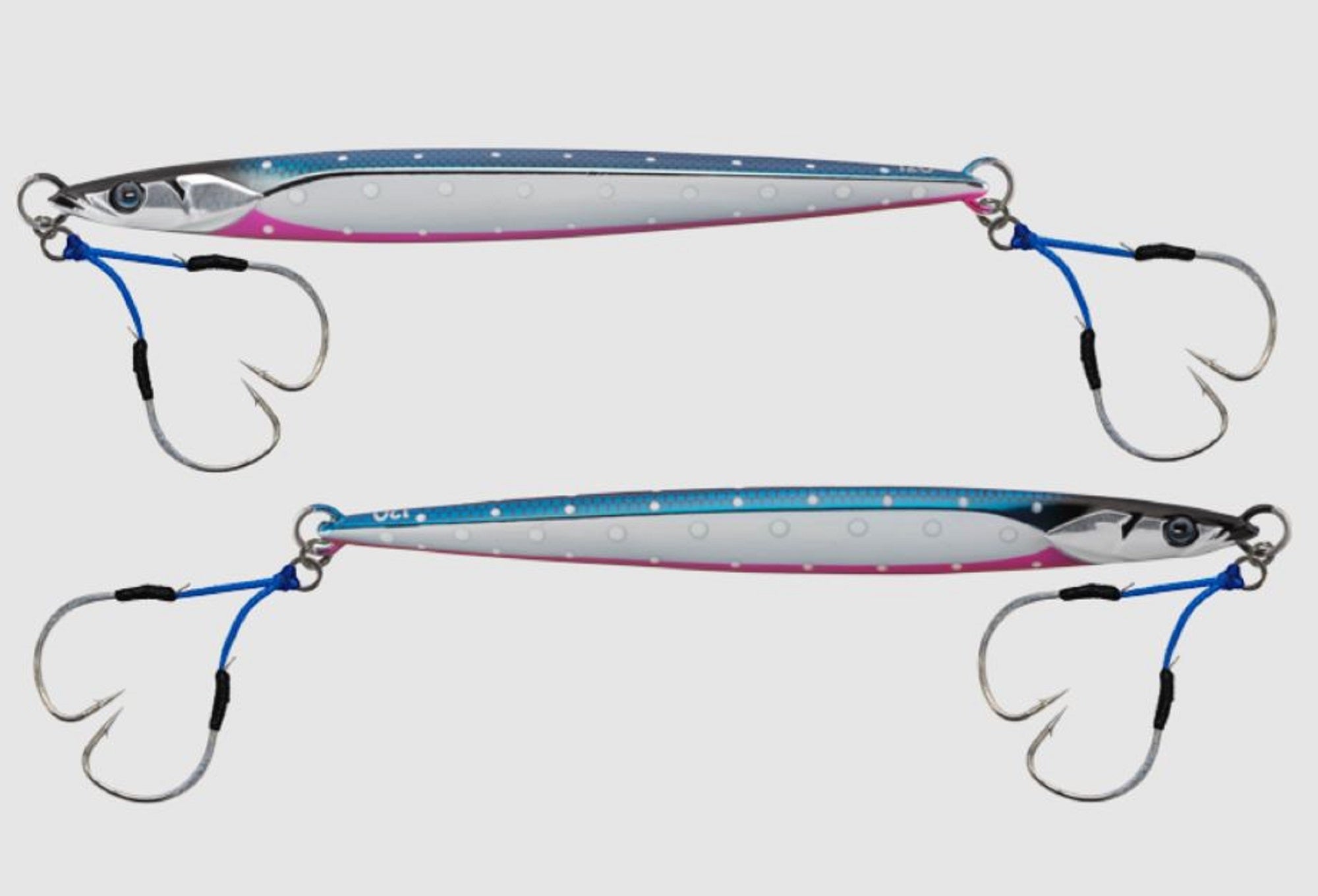 Jackall Metal Jig Bambluz Semi Long 180 grams B Pink Glow Dot (2643)
