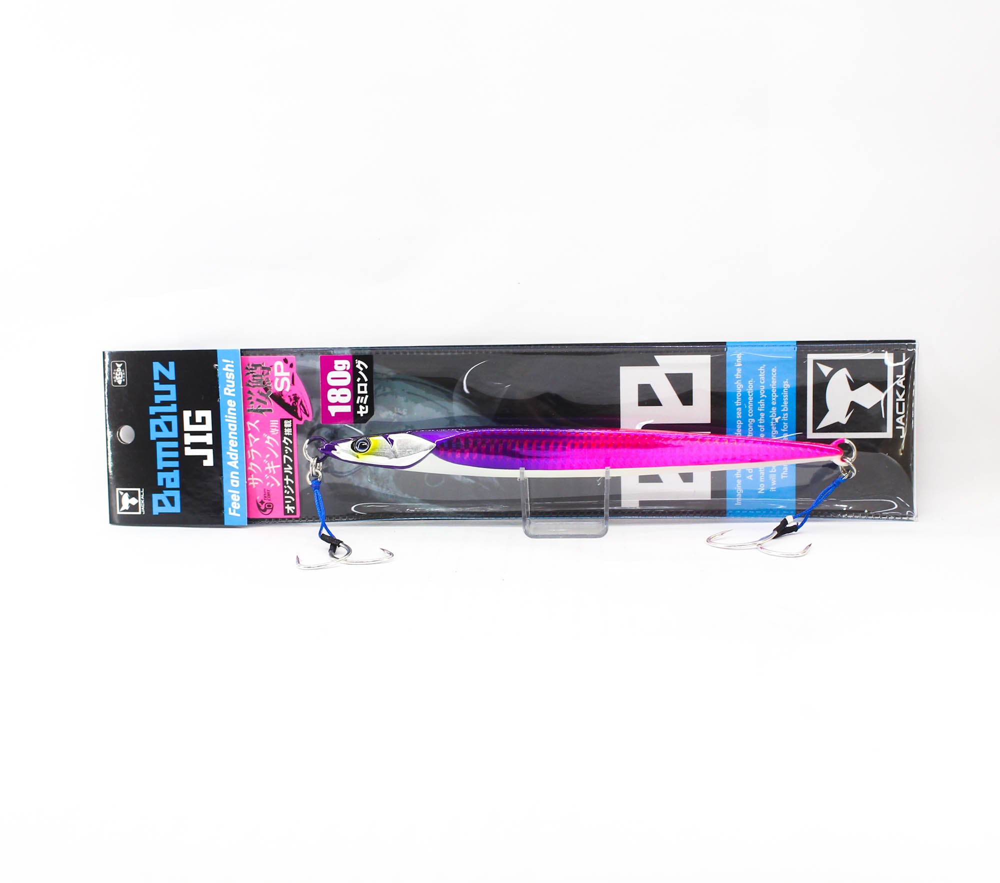 Jackall Metal Jig Bambluz Semi Long 180 grams P Pink Glow (2650)