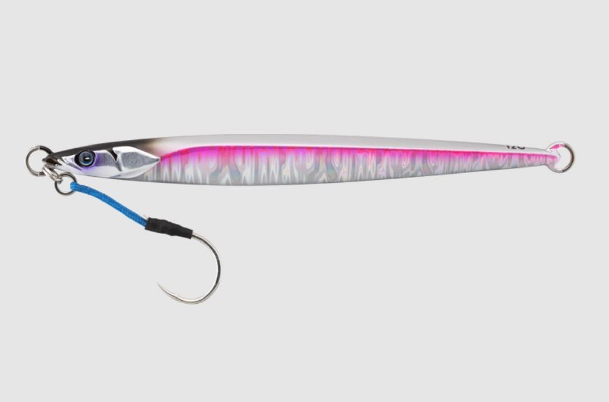 Jackall Metal Jig Bambluz Semi Long 120 grams UV Laserpink (2889)
