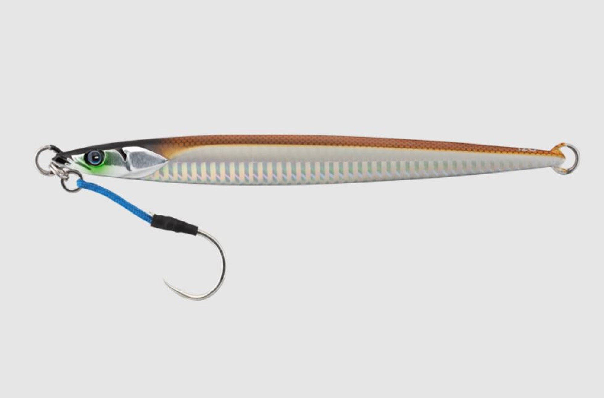 Jackall Metal Jig Bambluz Semi Long 120 grams Ikanago Shoulder Glow (2896)
