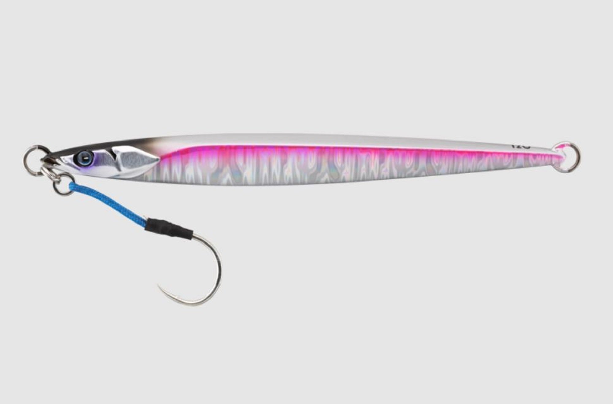 Jackall Metal Jig Bambluz Semi Long 250 grams UV Laserpink (3008)