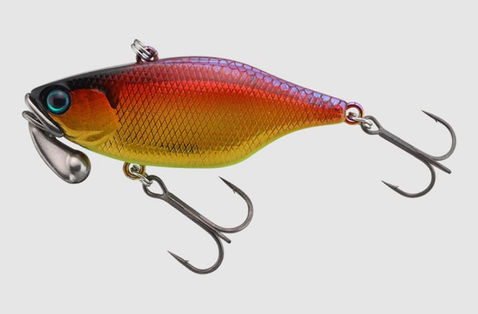 Jackall TN 60 Trigon Silent Vibration Lure Babataku Red Gold Laser (3978)