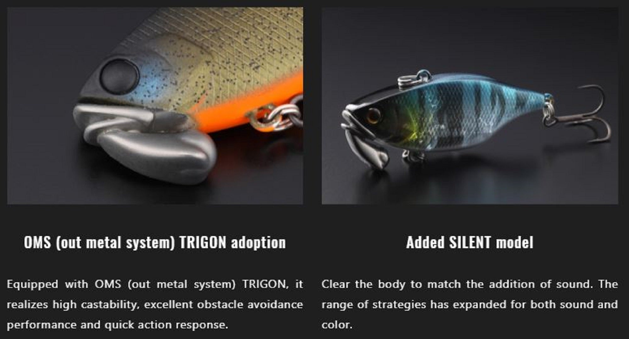 Jackall TN 70 Trigon Silent Vibration Lure Green Pumpkin Orange (4005)