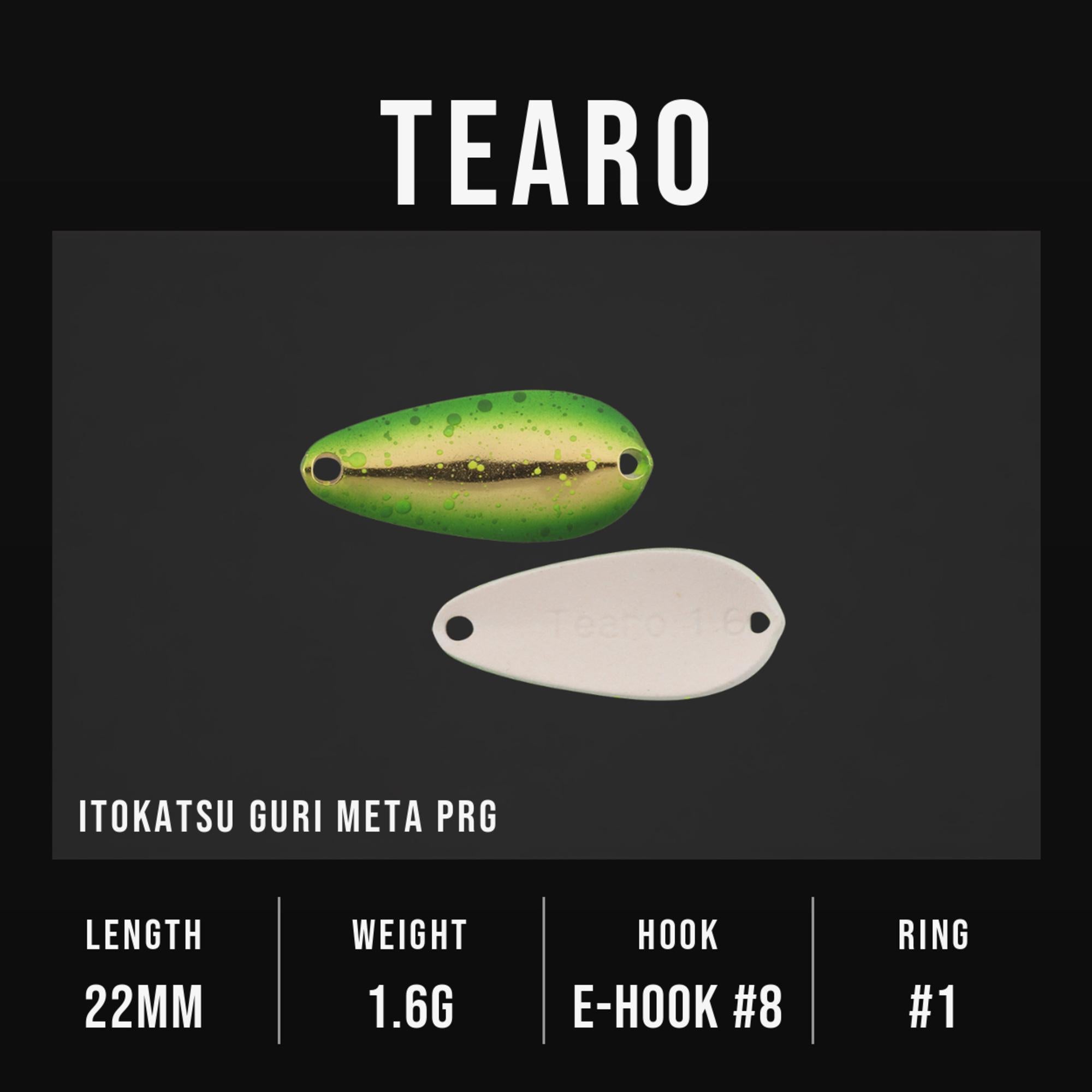 Jackall Timon Tearo Trout Spoon 1.6 grams 221 Itokatu Gre Meta Prg (4289)