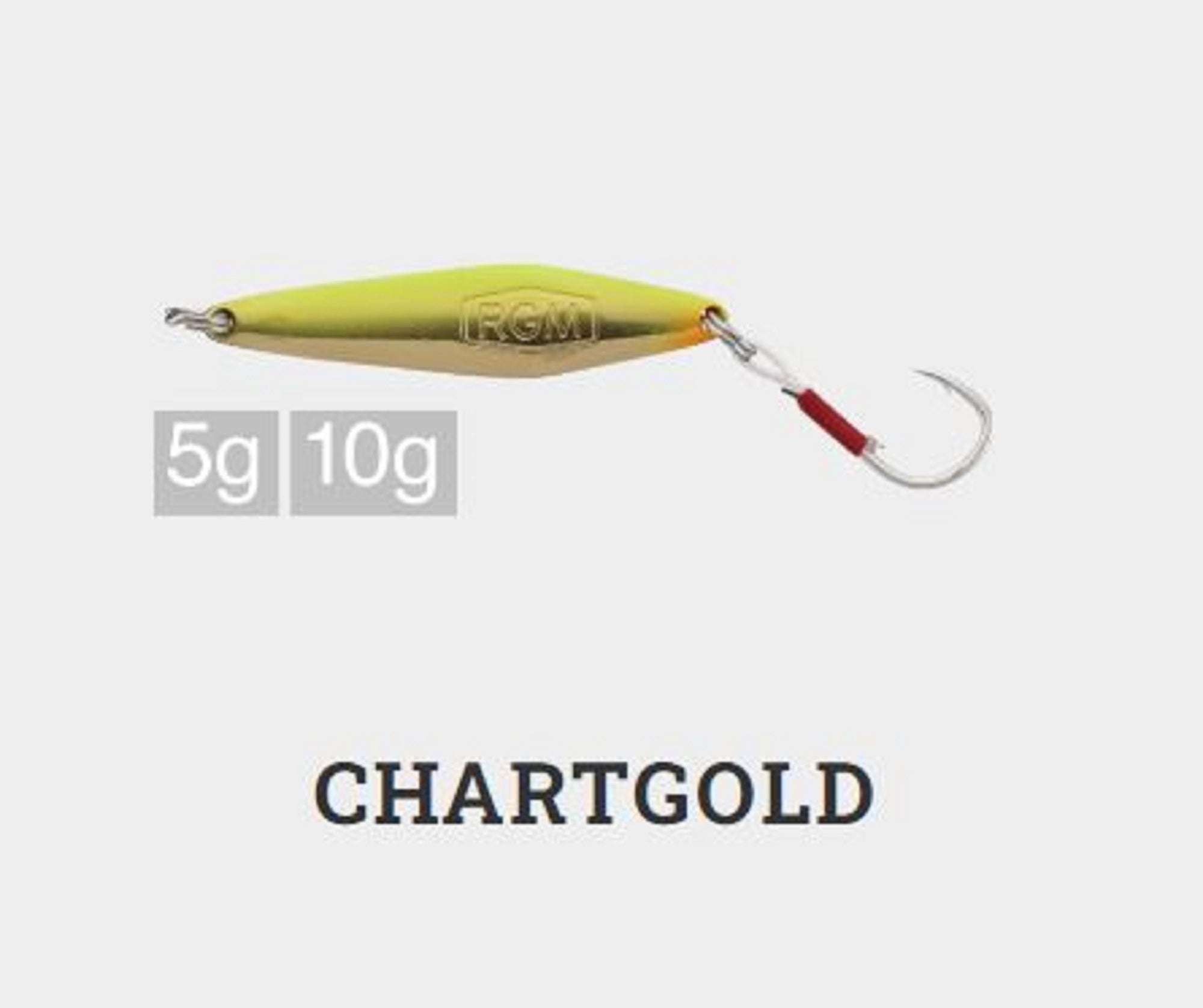 Jackall RGM Spoon Saya 10 grams Chartreuse Gold (4654)