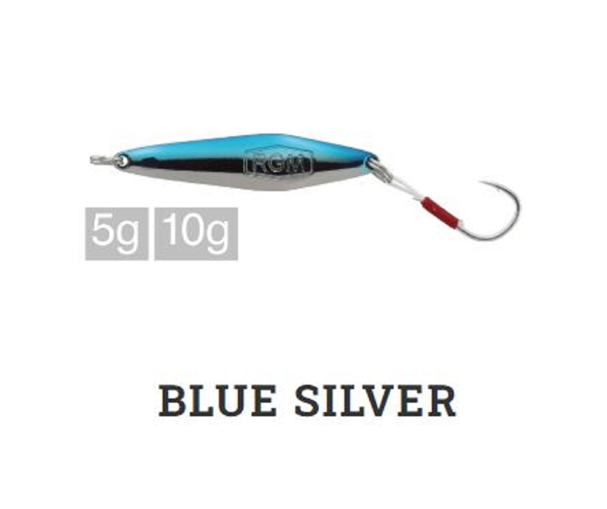 Jackall RGM Spoon Saya 10 grams Blue Silver (4661)