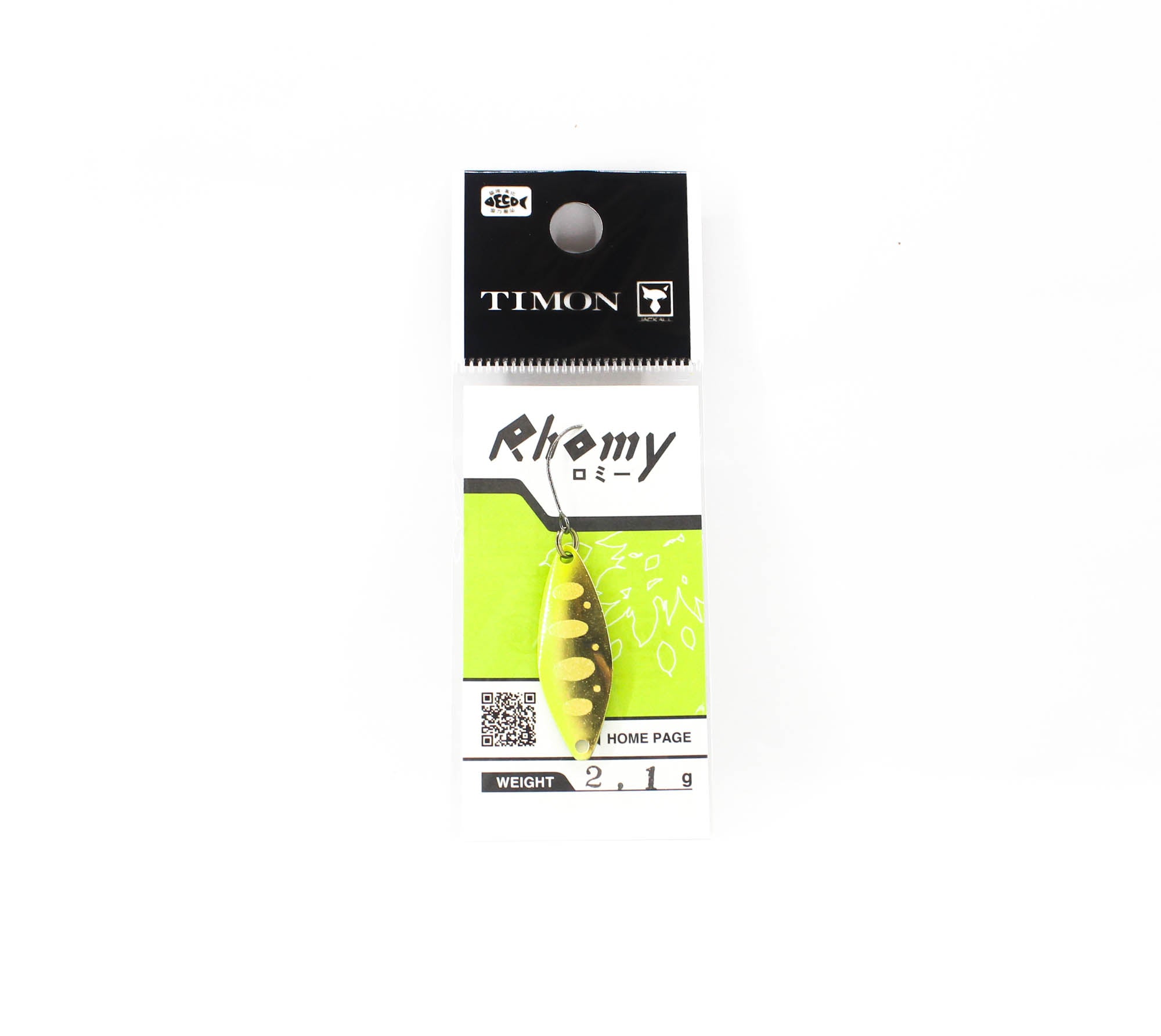Jackall Timon Rhomy Trout Spoon 2.1 grams 212 Chart Green Yamame (6016)