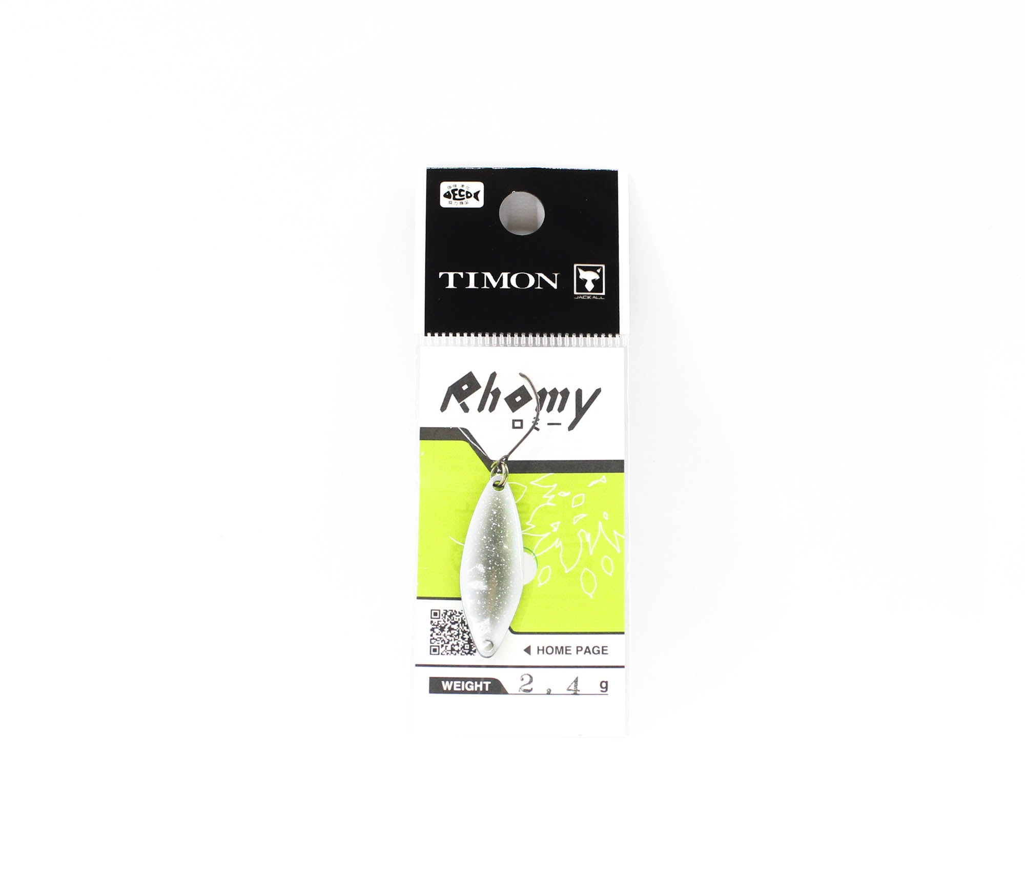 Jackall Timon Rhomy Trout Spoon 2.4 grams 180 Yazy Silver White UV (6108)