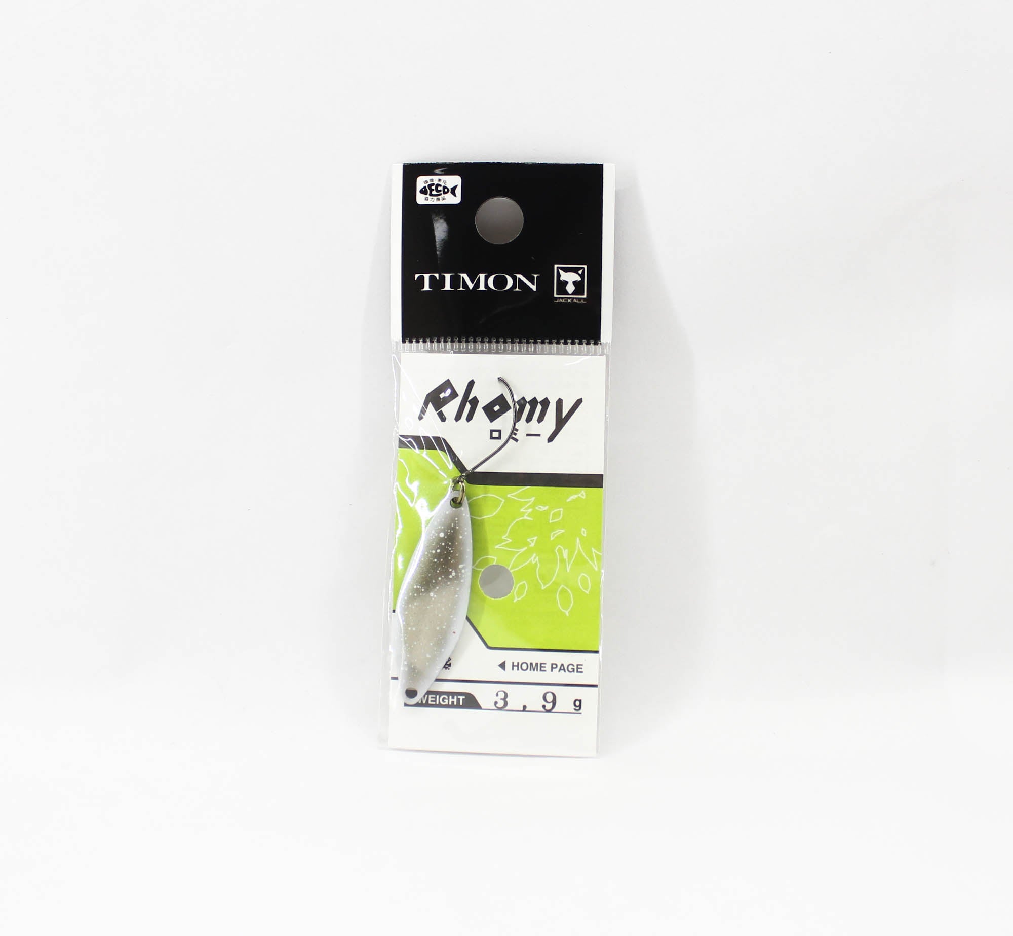 Jackall Timon Rhomy Trout Spoon 3.9 grams 180 Yazy Silver White UV (6344)