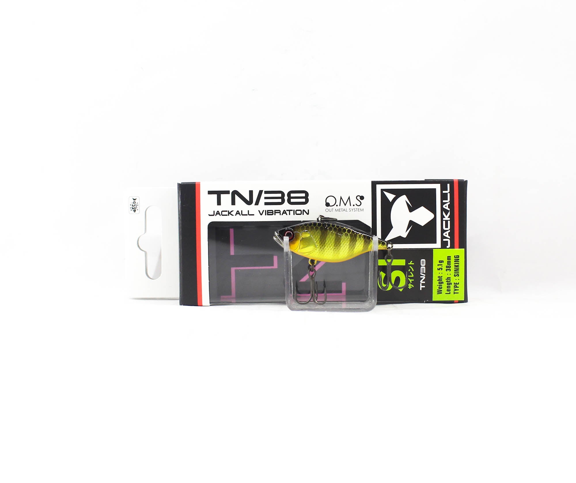 Jackall TN 38 Silent Vibration Lure Champagne Gold Gill (6559)
