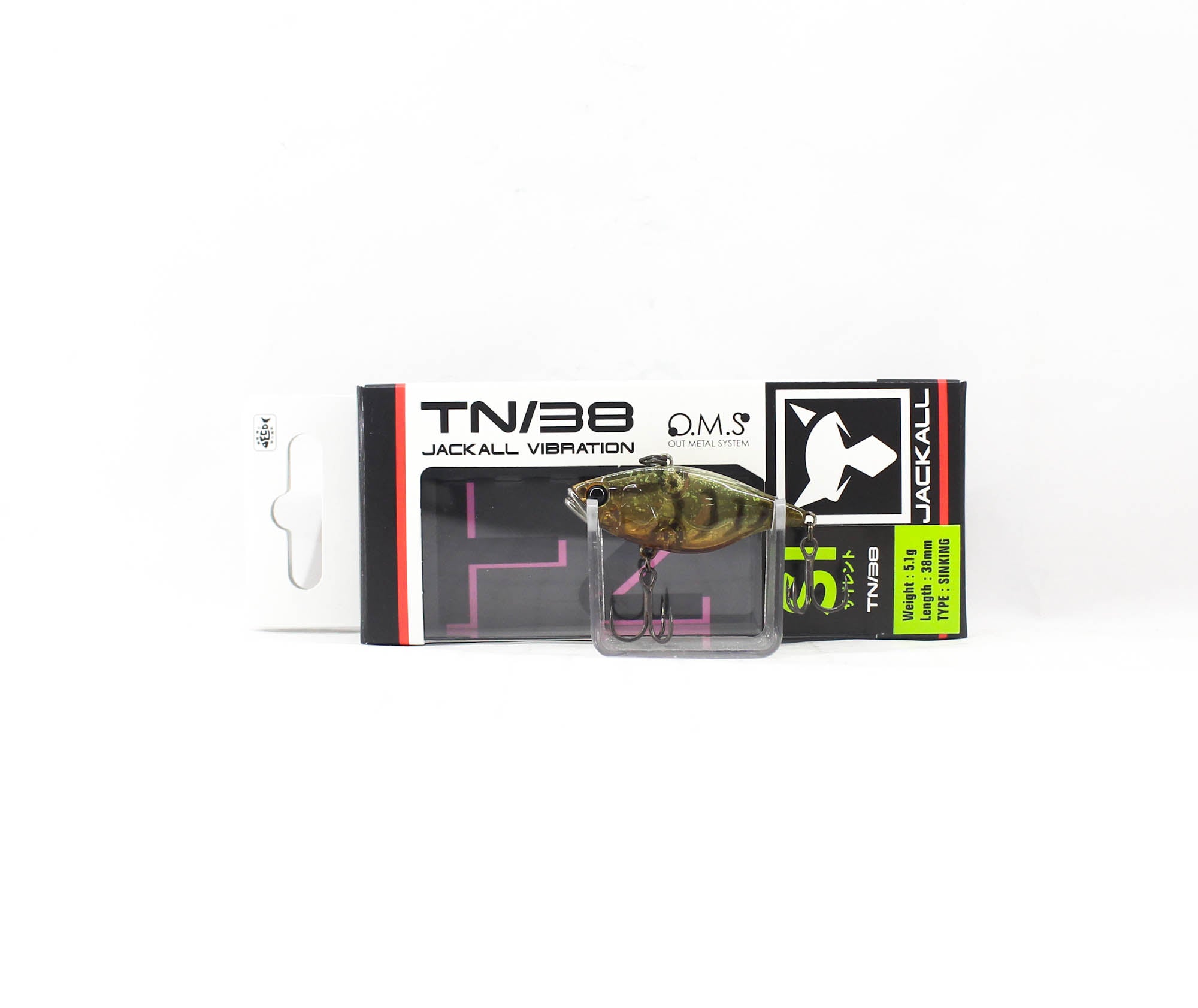 Jackall TN 38 Silent Vibration Lure Babataku Gasagasa Shrimp (6573)