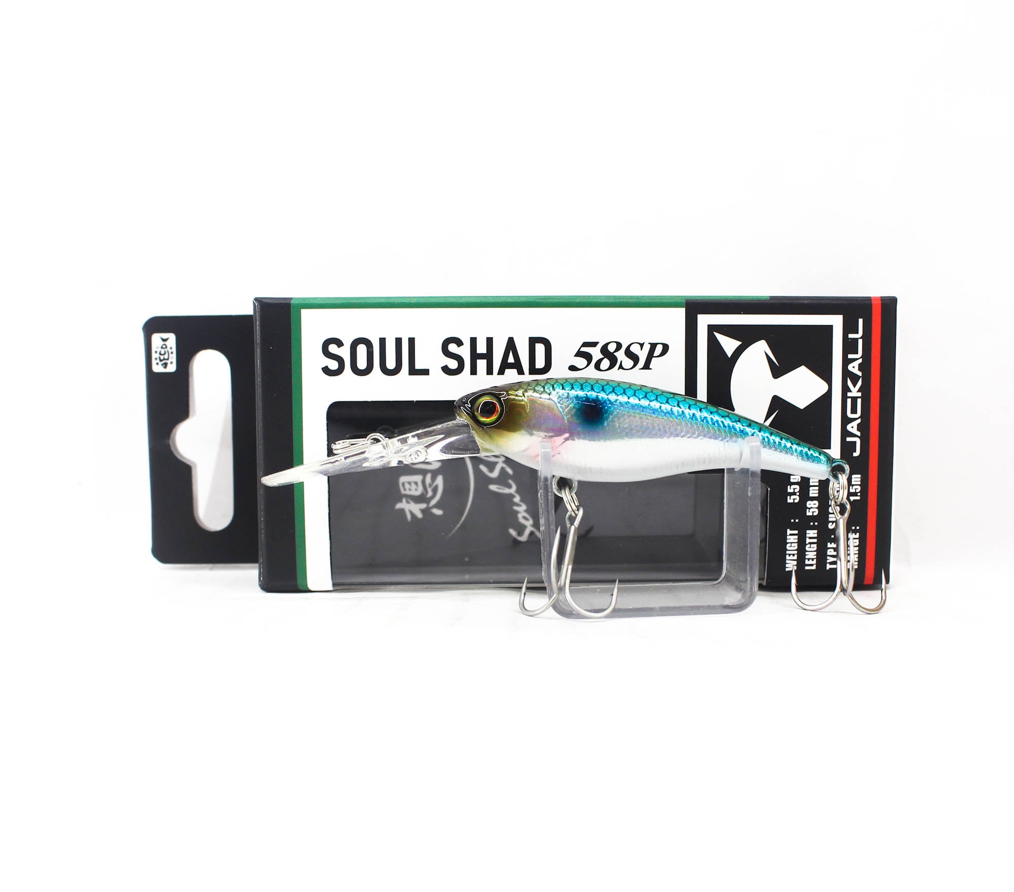 Jackall Soul Shad 58SP Suspend Lure Mamo Inakko Laser (7099)
