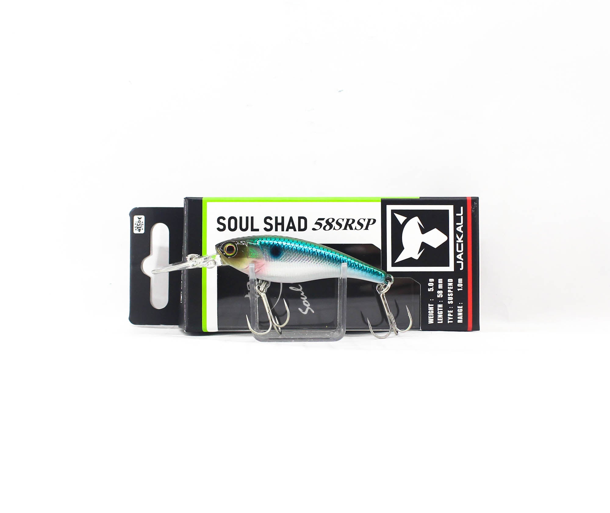 Jackall Soul Shad 58SR SP Shallow Suspend Lure Mo Inakko Laser (7181)