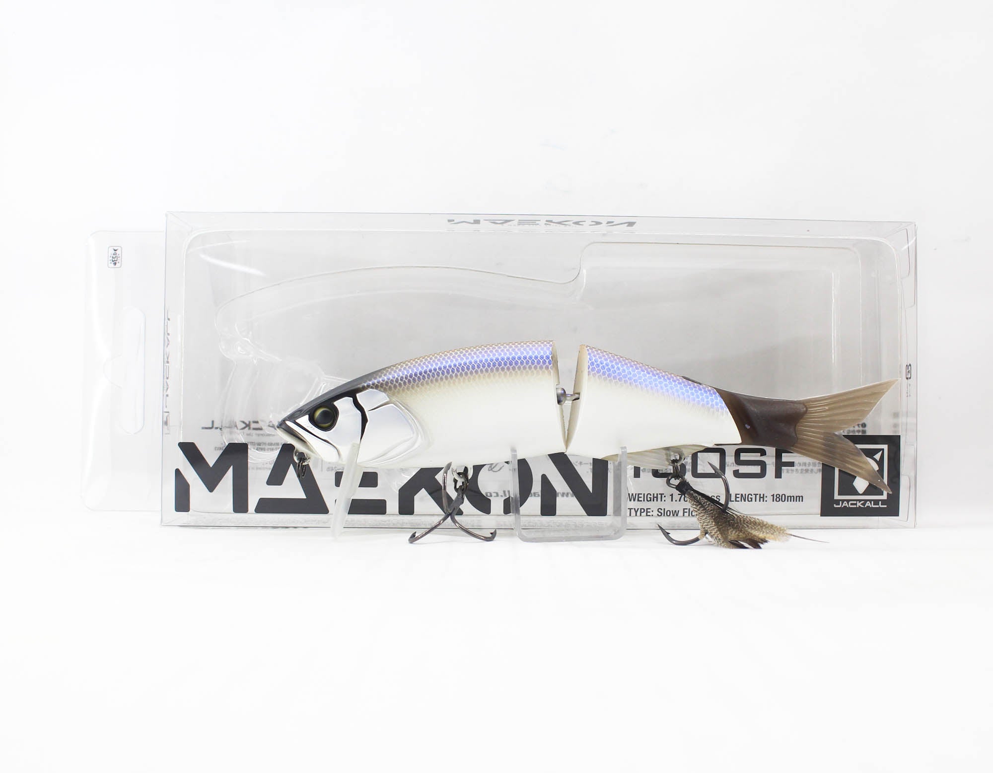 Jackall Maekon 180SF Floating Lure Secret Mat White (7402)