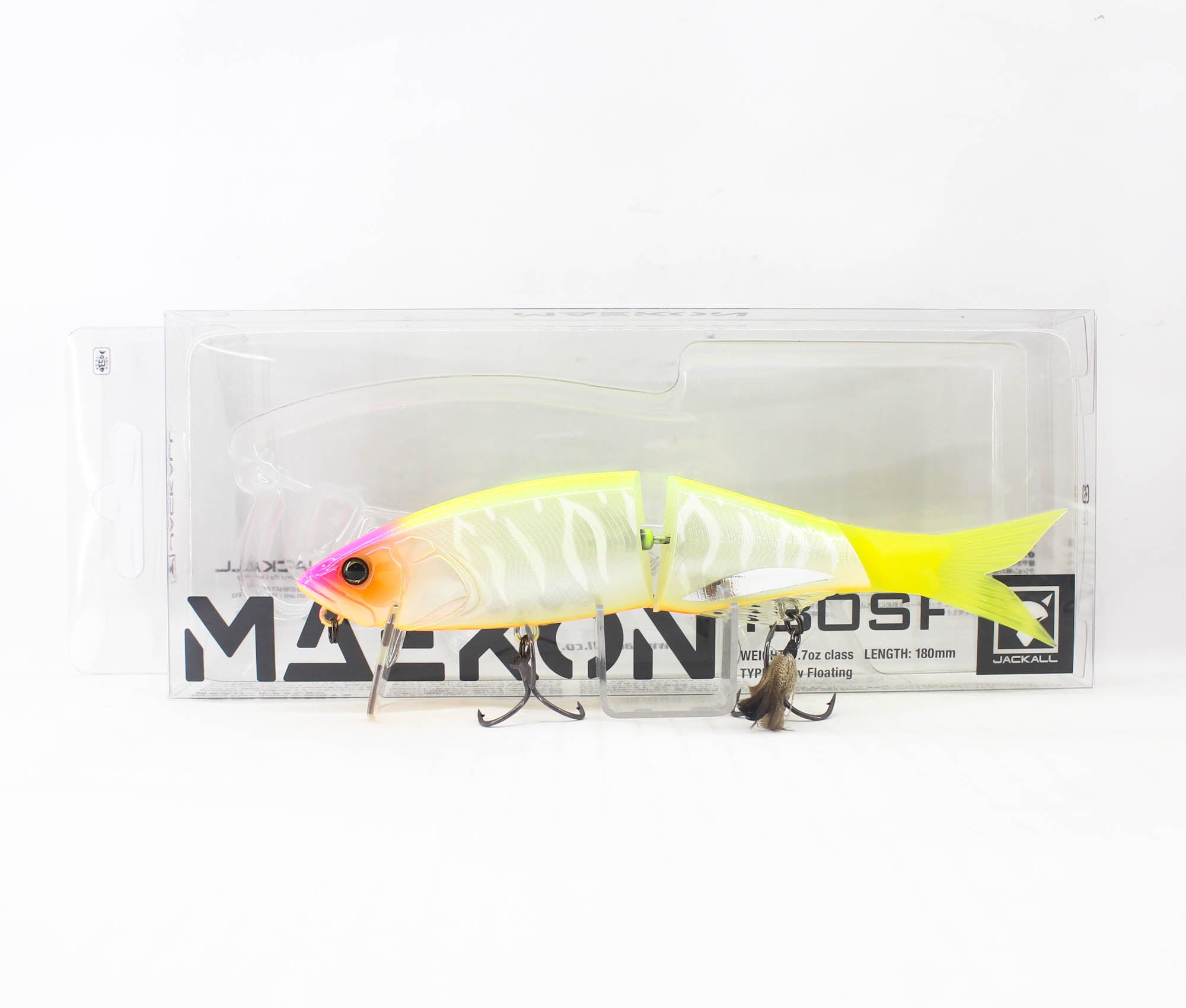 Jackall Maekon 180SF Floating Lure Slash Silver Pinky Chart (7419)