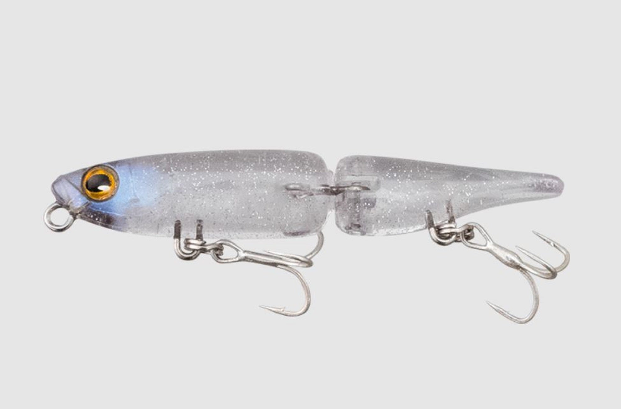Jackall Abbey Solid 55S Jointed Sinking Lure Silver Powder Clear (7969)