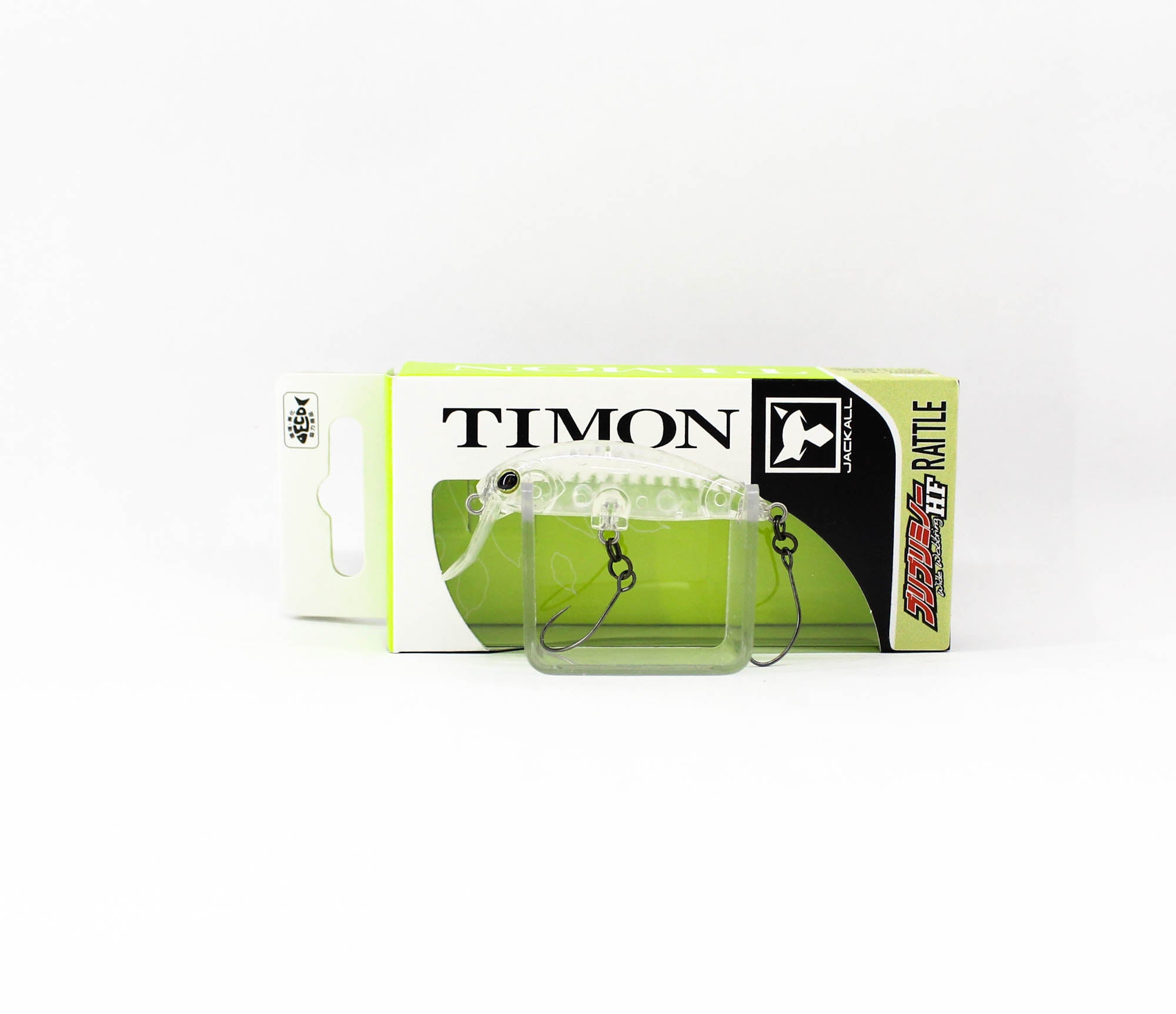 Jackall Timon Buri Buri Minnow HF Rattle 40 mm Floating Lure Clear (8041)