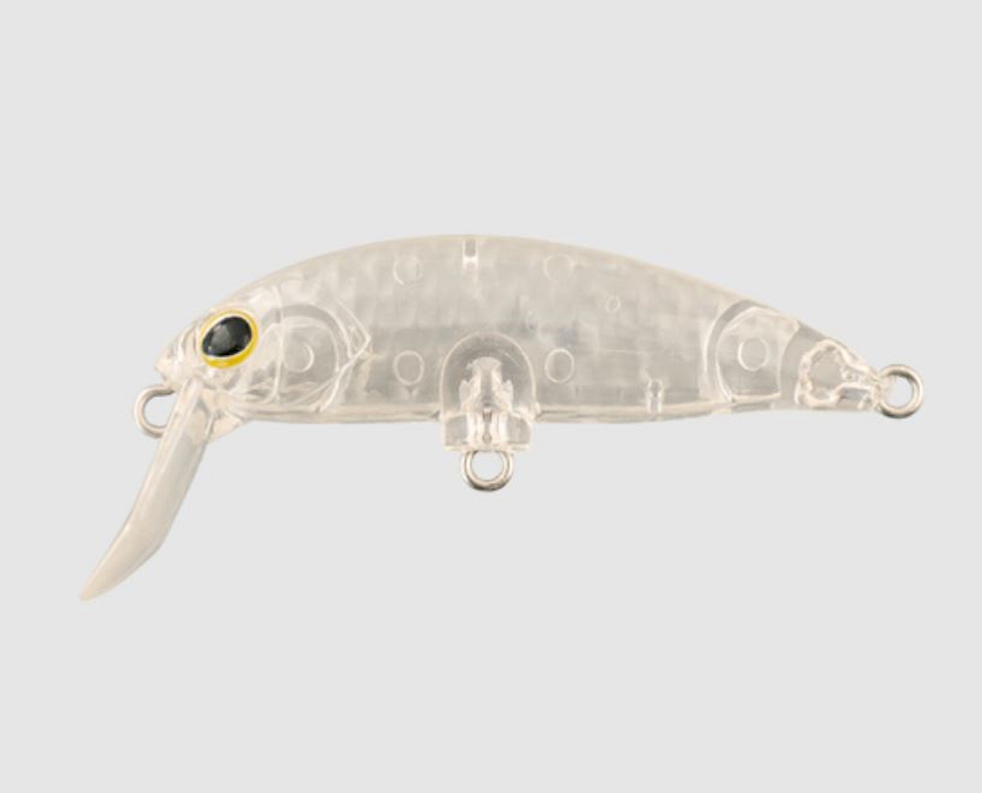 Jackall Timon Buri Buri Minnow HF Rattle 40 mm Floating Lure Clear (8041)