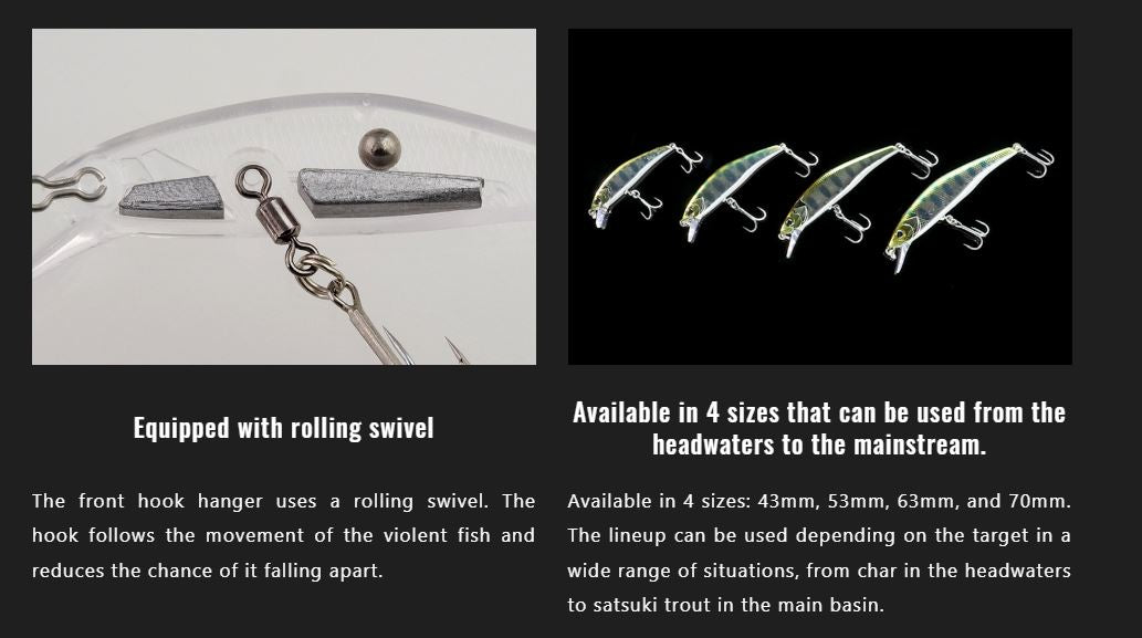 Jackall Timon Ryushin Knocker 63 HW Sinking Lure Tennessee (0754)