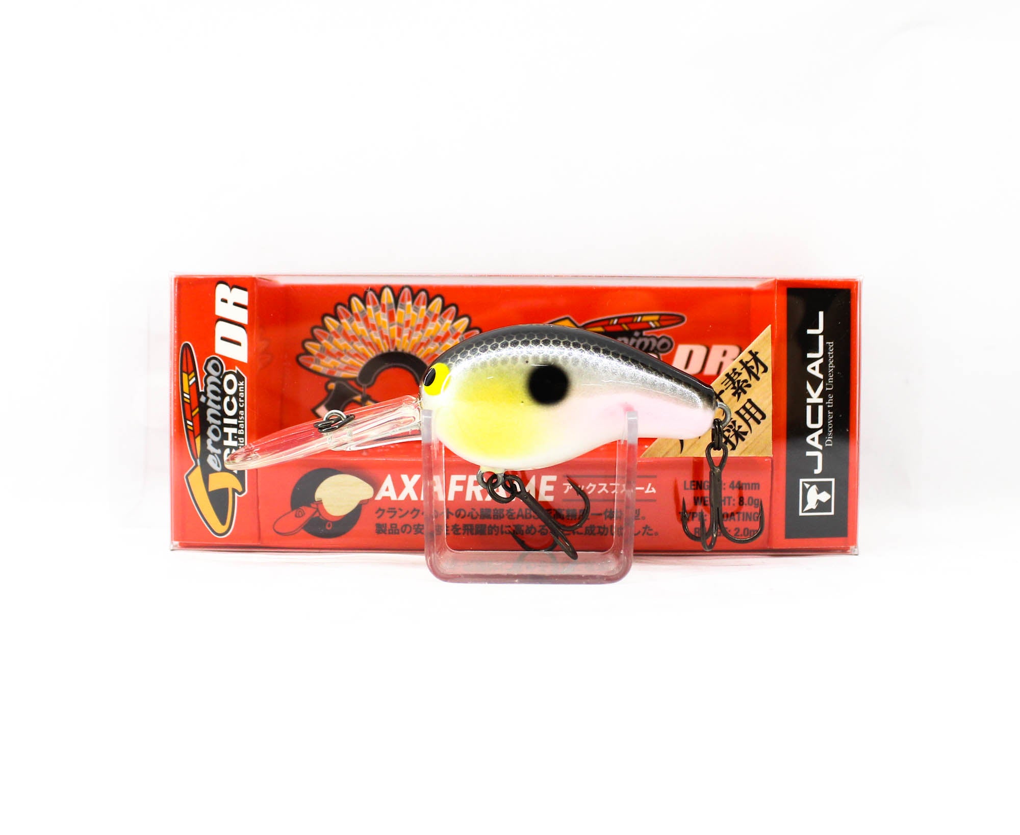 Jackall Geronimo Chico DR 44 Wood Floating Lure Sexy Pink Line (0952)
