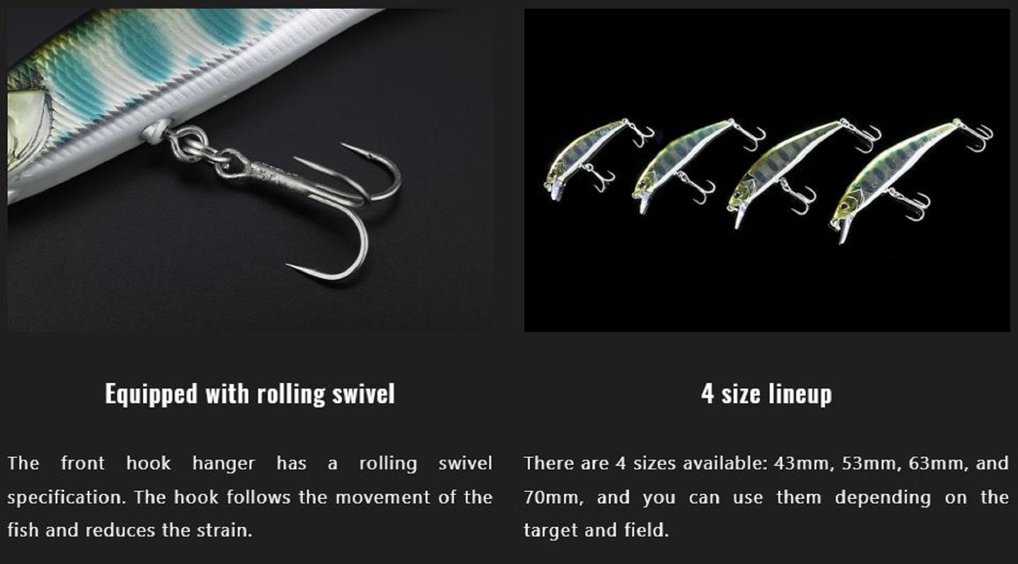 Jackall Timon Tricoroll Ryushin 63 HW Sinking Lure Sakanobori (1591)