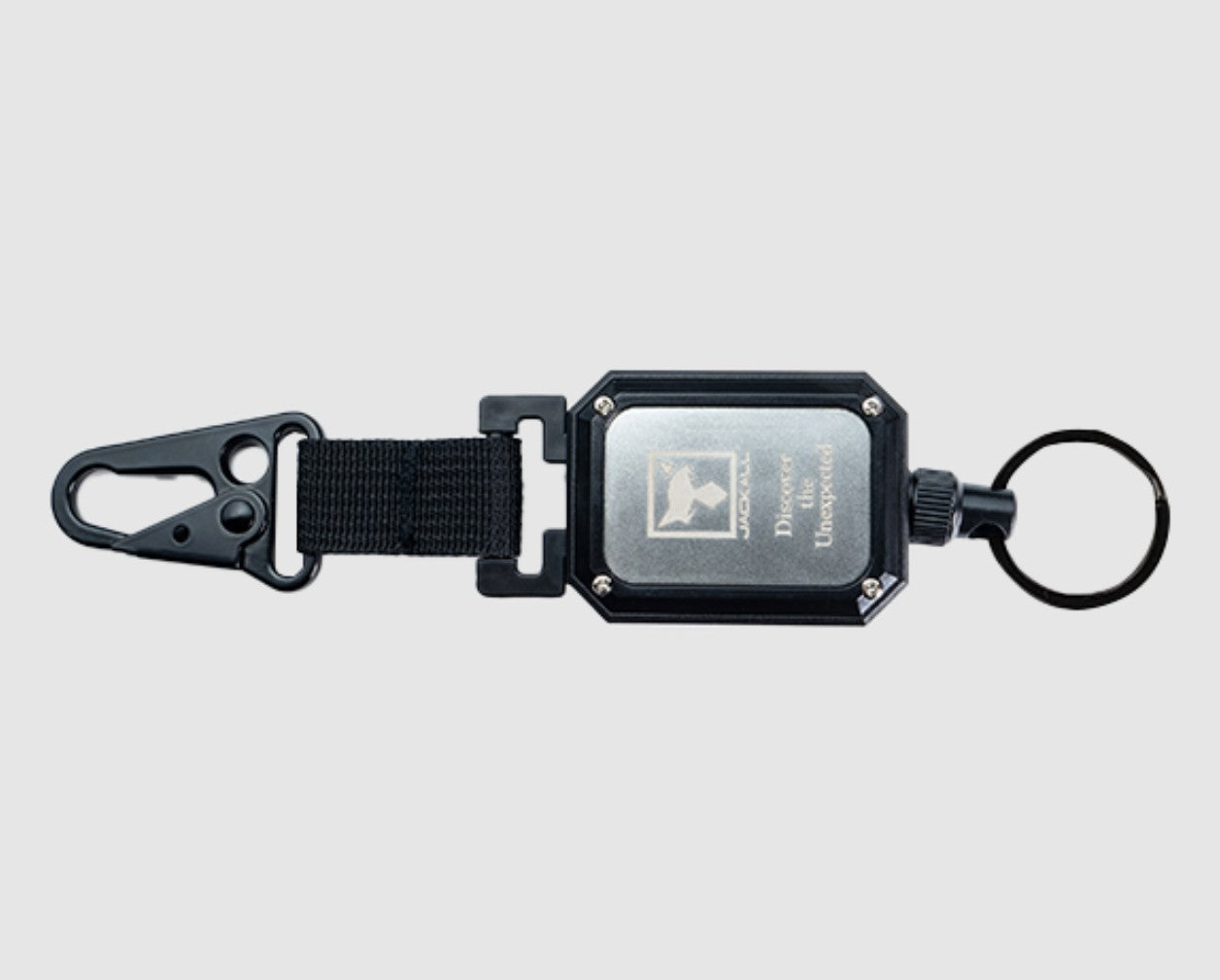 Jackall Carabiner Wire Reel 70cm Black (3205)