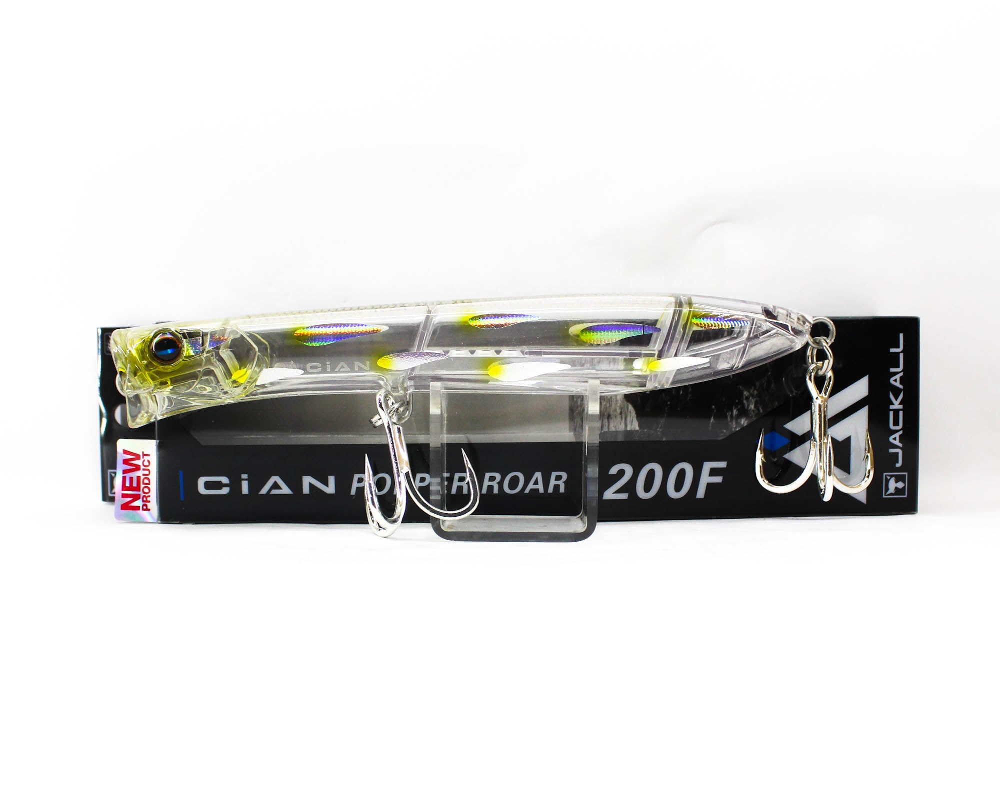 Jackall Cian Popper Roar 200F Floating Lure Micro Clear (3335)