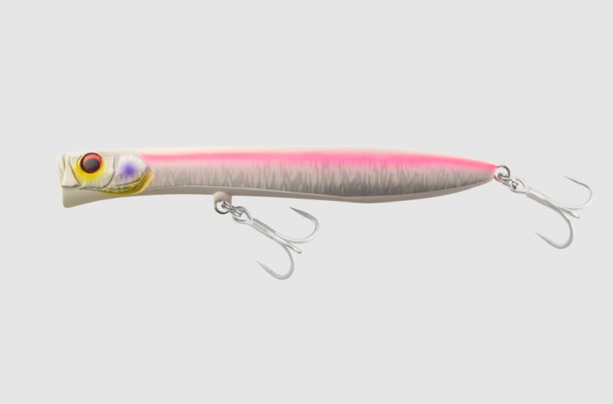 Jackall Cian Popper Roar 240F Floating Lure Asameshi White (3373)