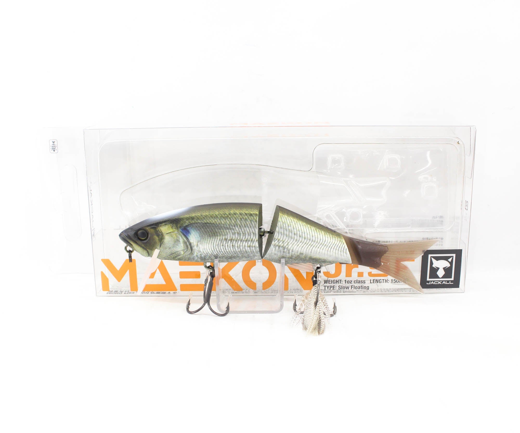 Jackall Maekon JR 150 mm 1 oz Floating Lure Mat Bora Pearl (6282)