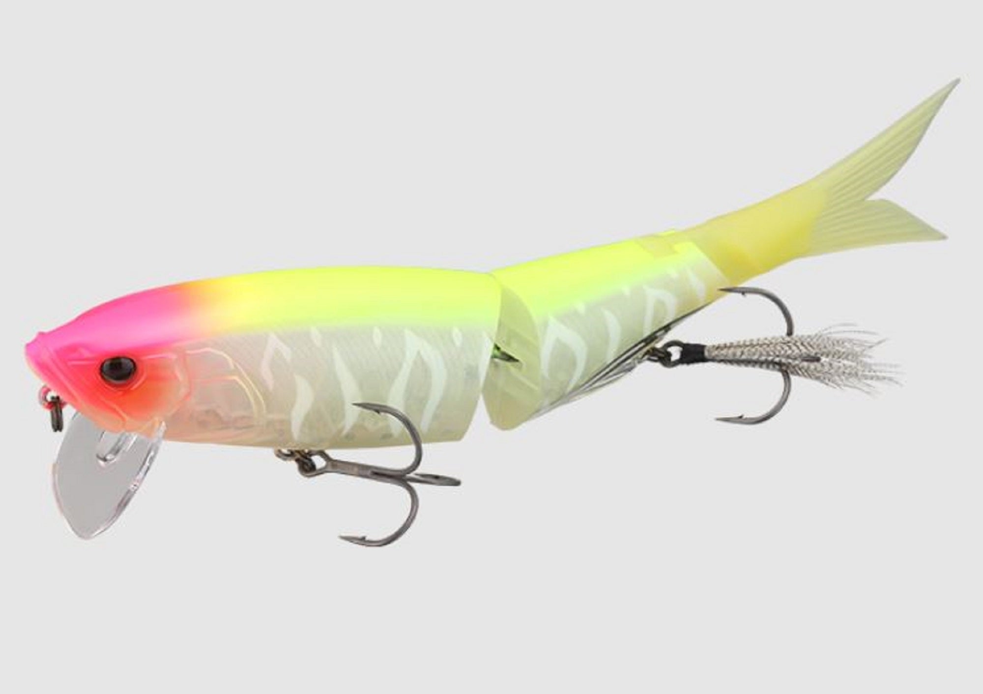 Jackall Maekon JR 150 mm 1 oz Floating Lure Silver Pinky Chart (6299)