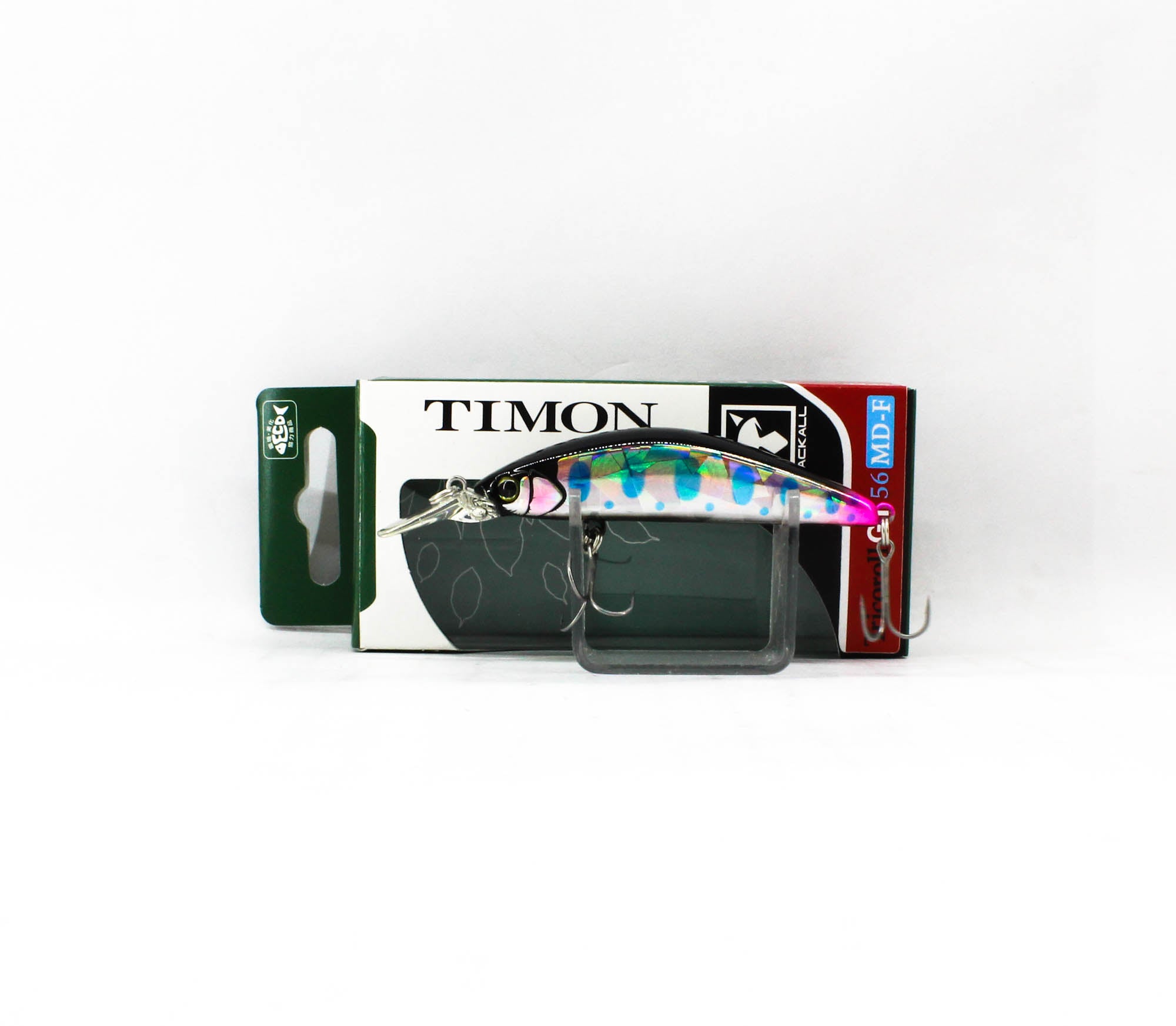 Jackall Timon Tricoroll GT 56 MD-F Floating Lure Yone Multi Black (6923)