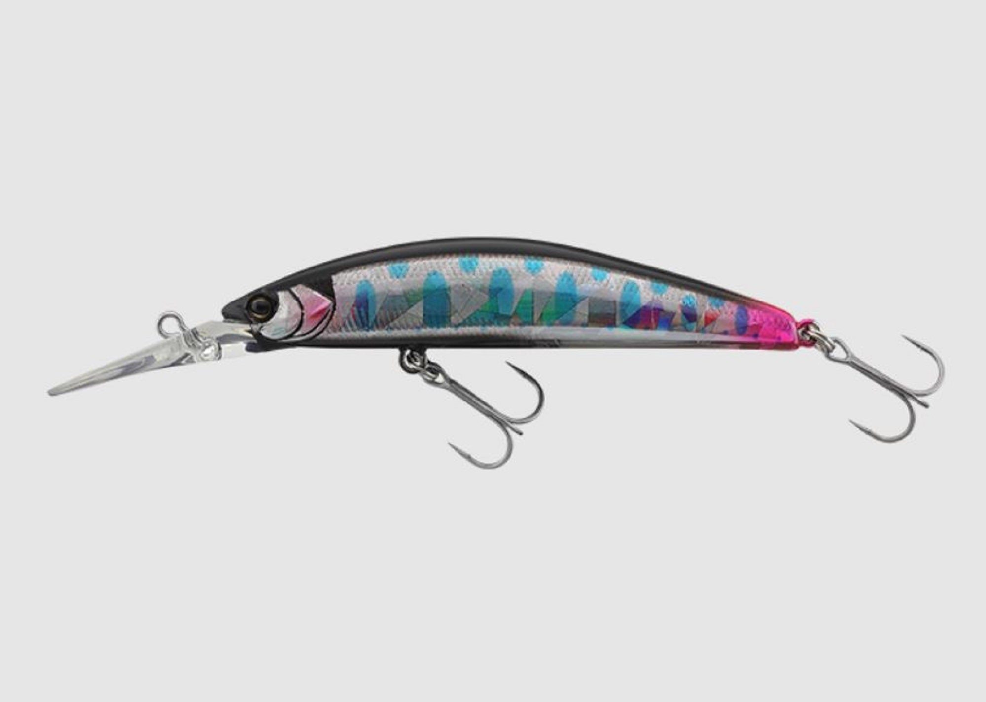 Jackall Timon Tricoroll GT 72 SR-F Floating Lure Multi Black (6930)