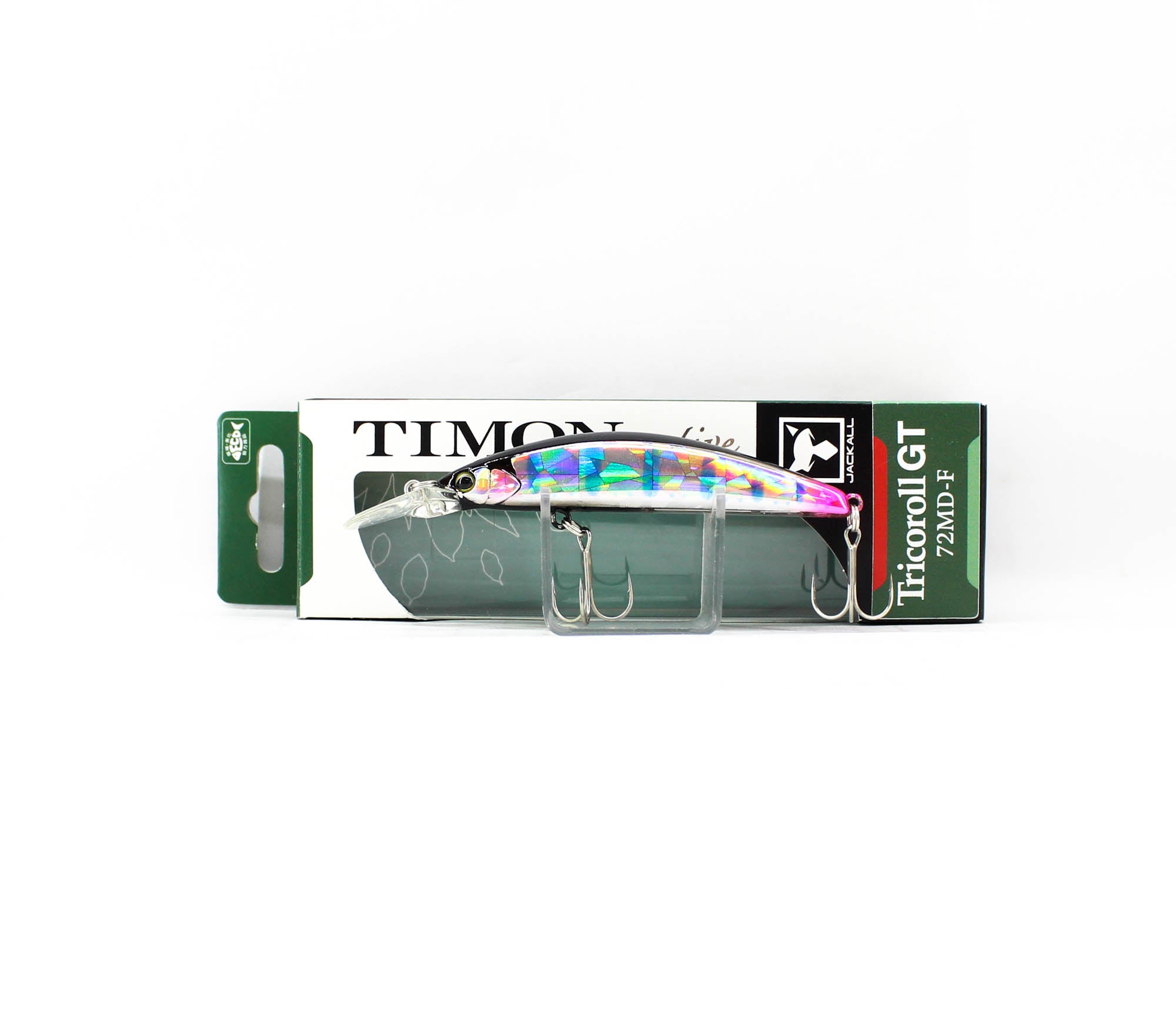 Jackall Timon Tricoroll GT 72 MD-F Floating Lure Yone Multi Black (6947)