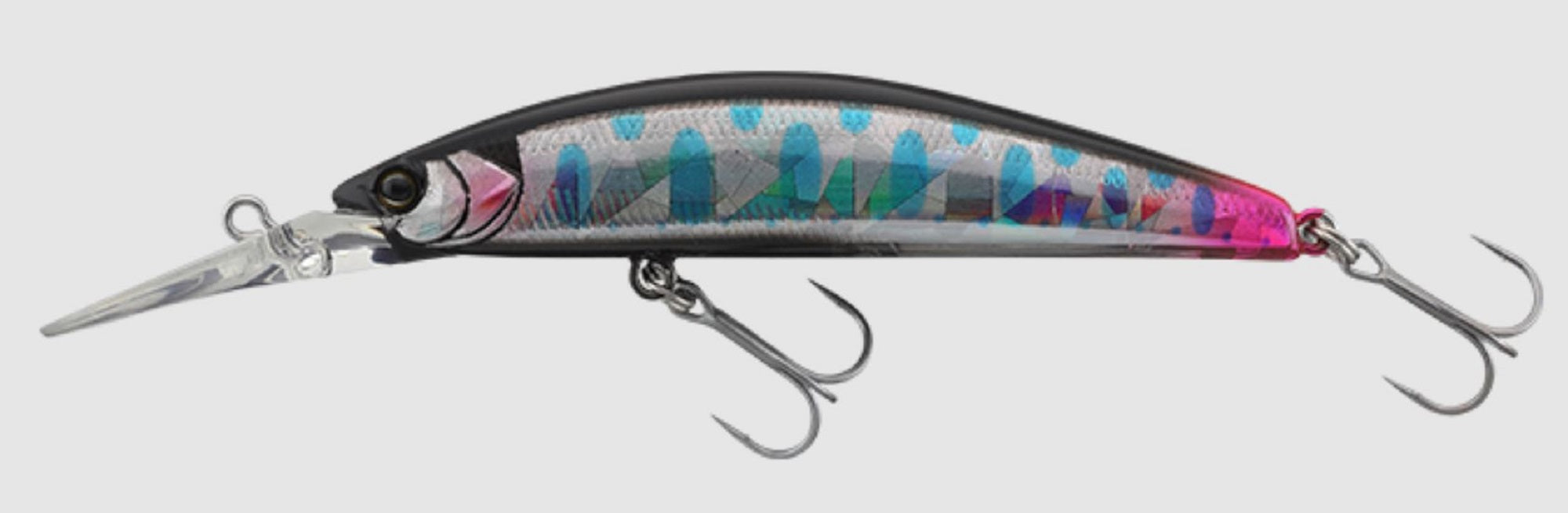 Jackall Timon Tricoroll GT 72 MD-F Floating Lure Yone Multi Black (6947)