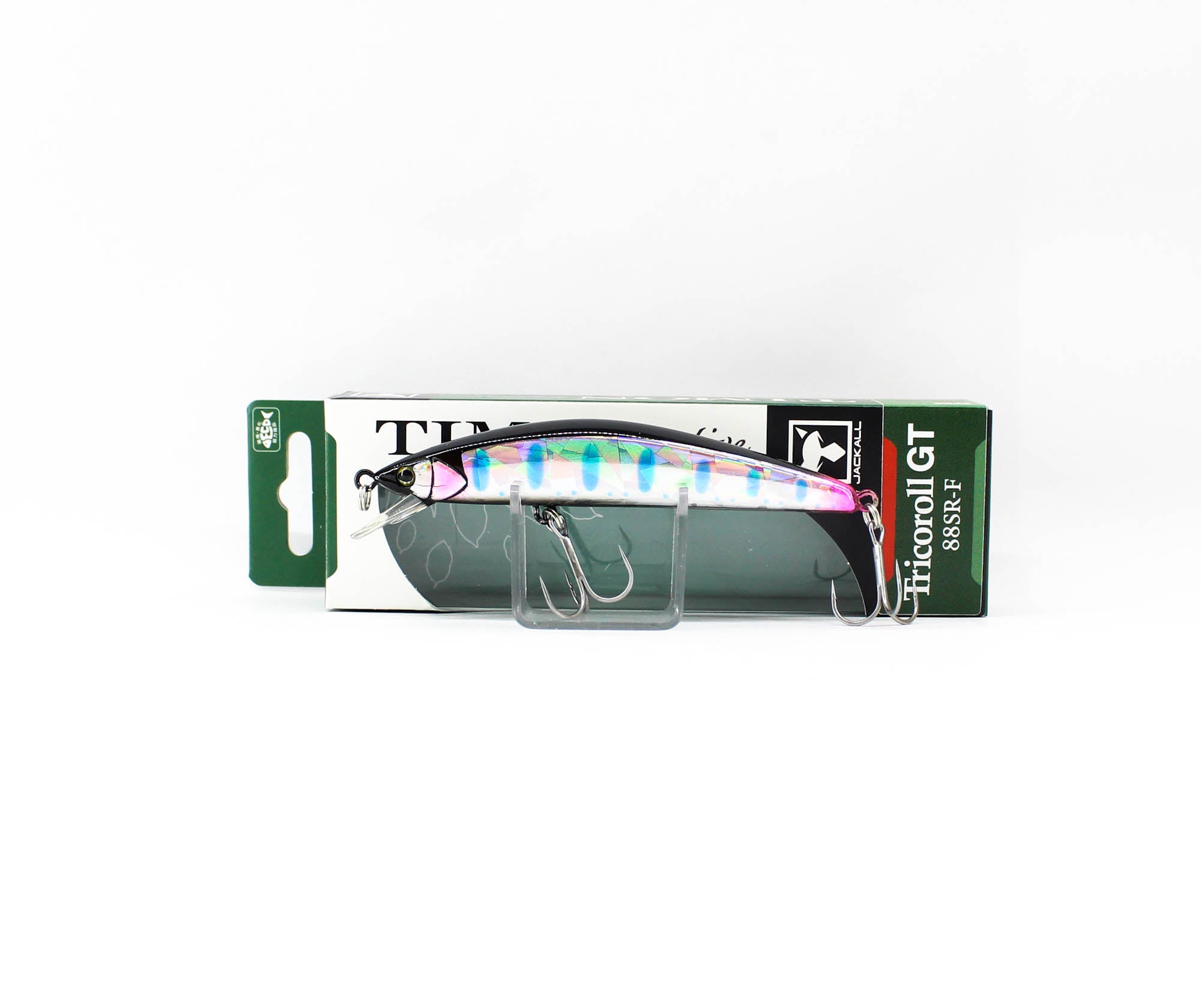 Jackall Timon Tricoroll GT 88 SR-F Floating Lure Multi Black (6954)