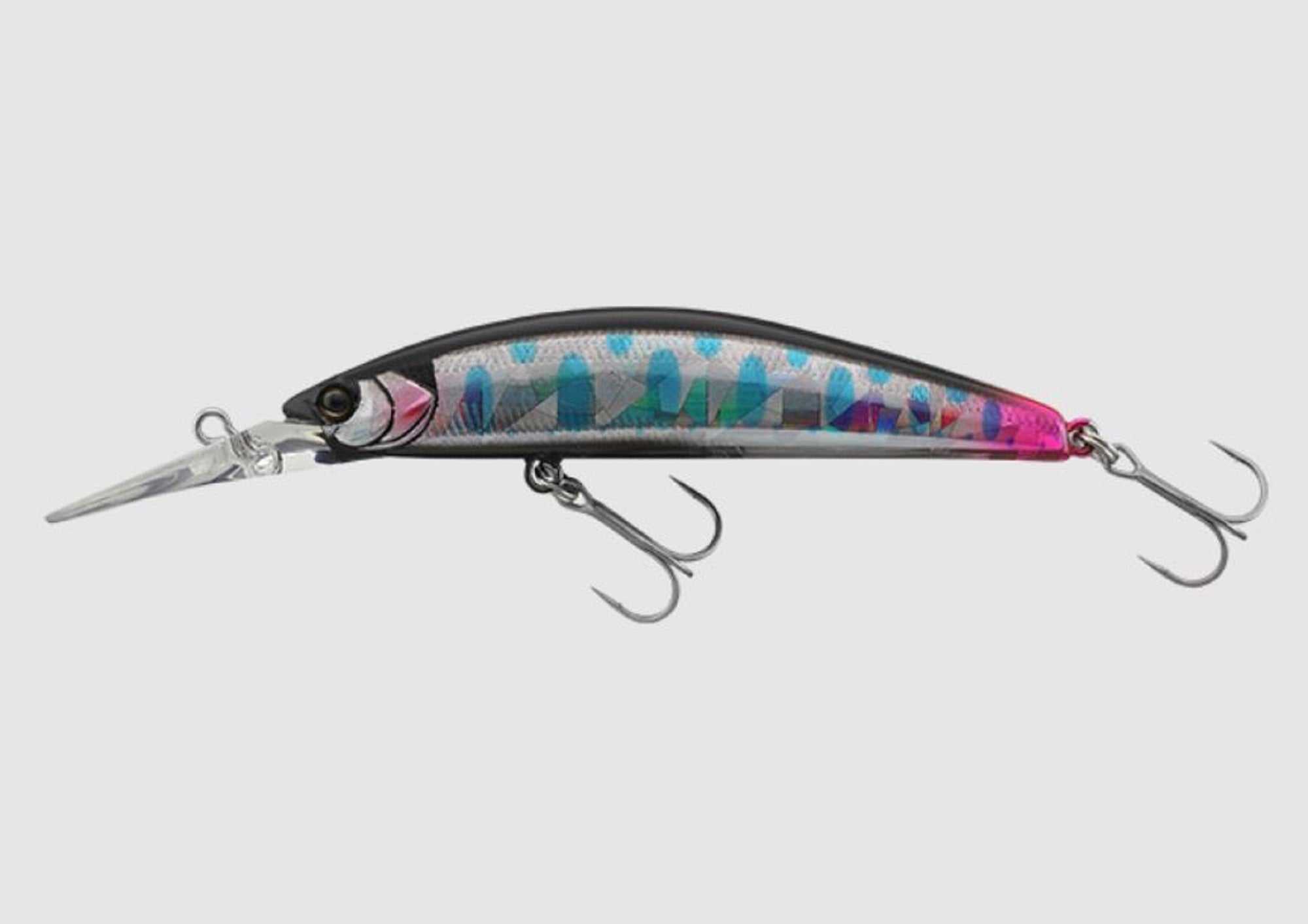 Jackall Timon Tricoroll GT 88 SR-F Floating Lure Multi Black (6954)