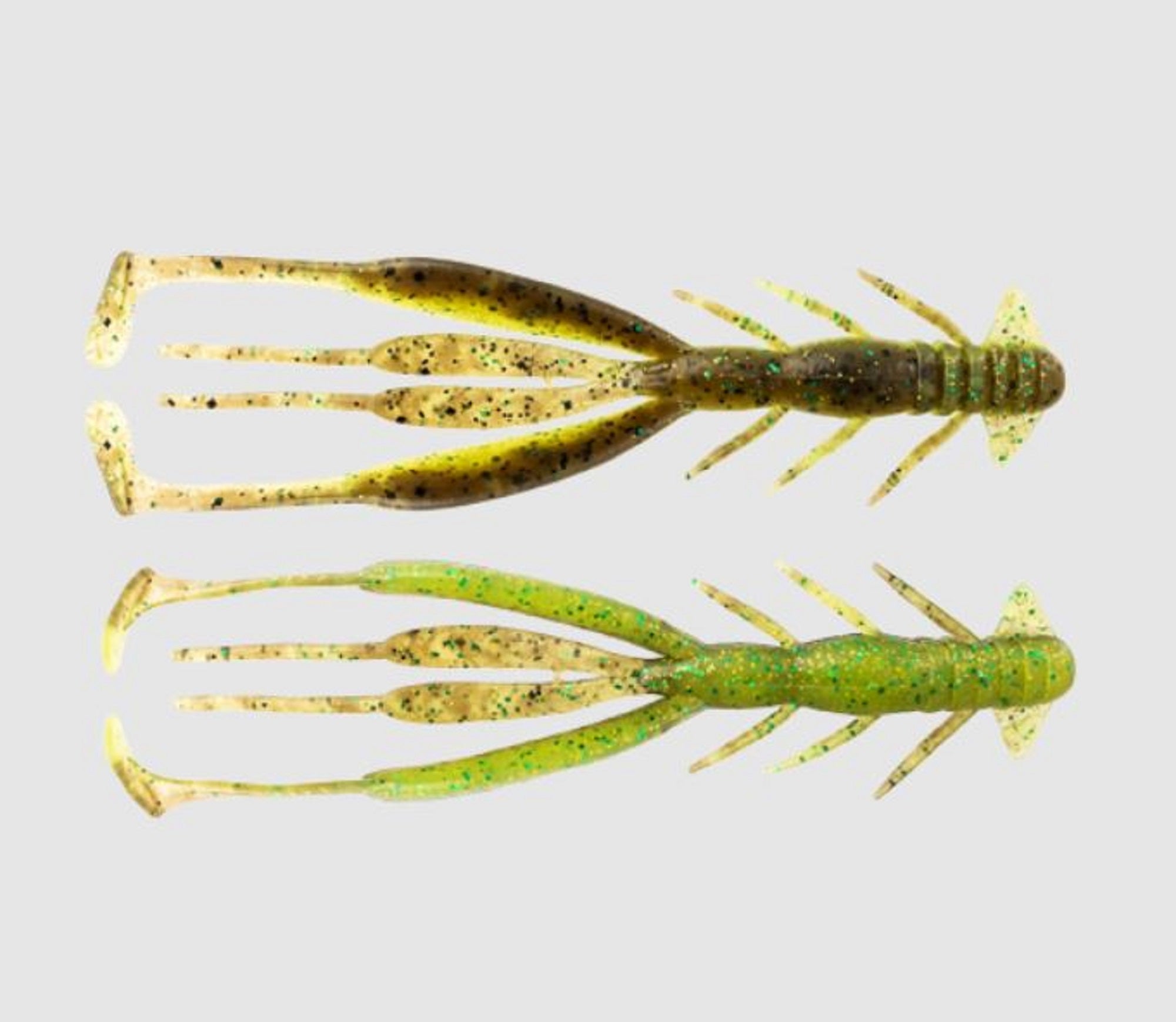 Jackall Soft Lure Bleeker Jimmy Shrimp 3.8 Inches Pumpkin Chart (7579)