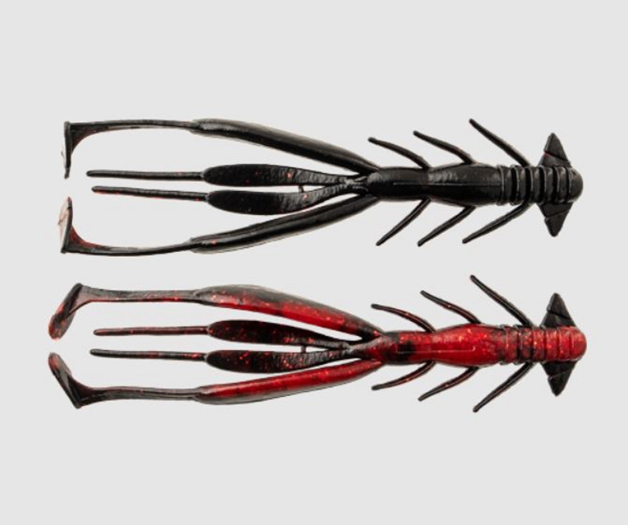 Jackall Soft Lure Bleeker Jimmy Shrimp 3.8 Inches Red Belly Devil (7586)