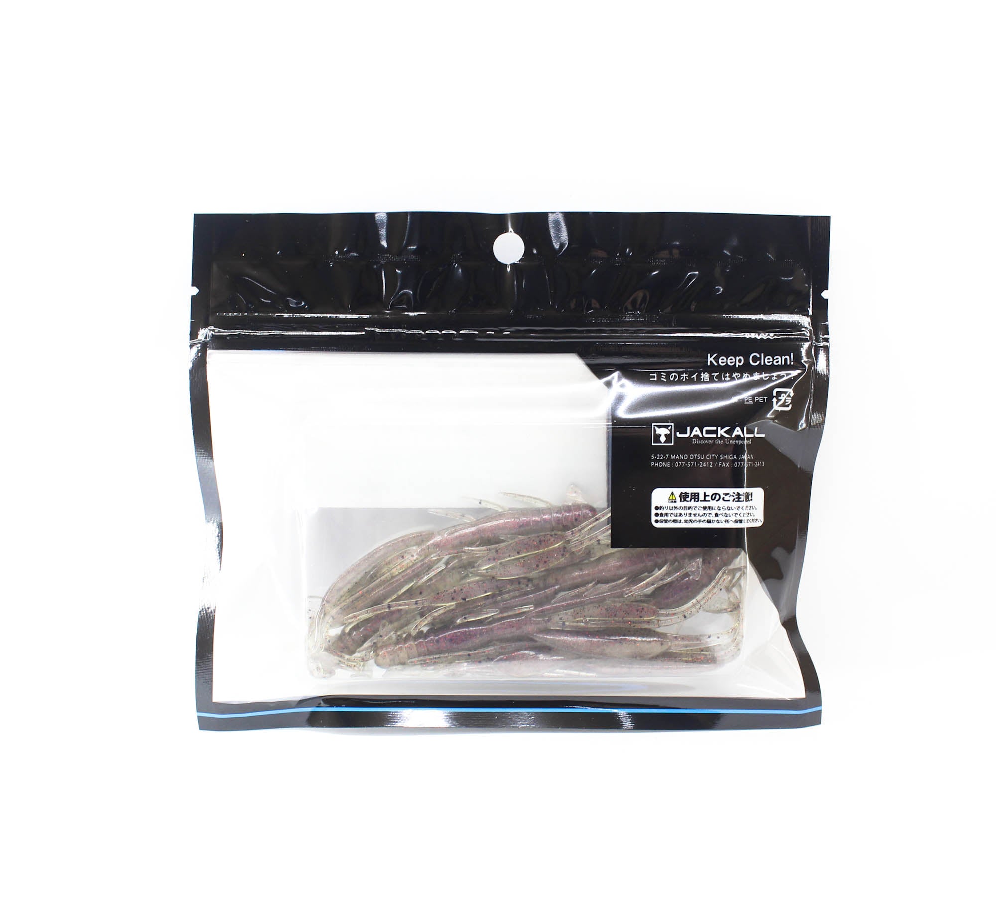 Jackall Soft Lure Bleeker Jimmy Shrimp 3.8 Inches Sukejako (7609)