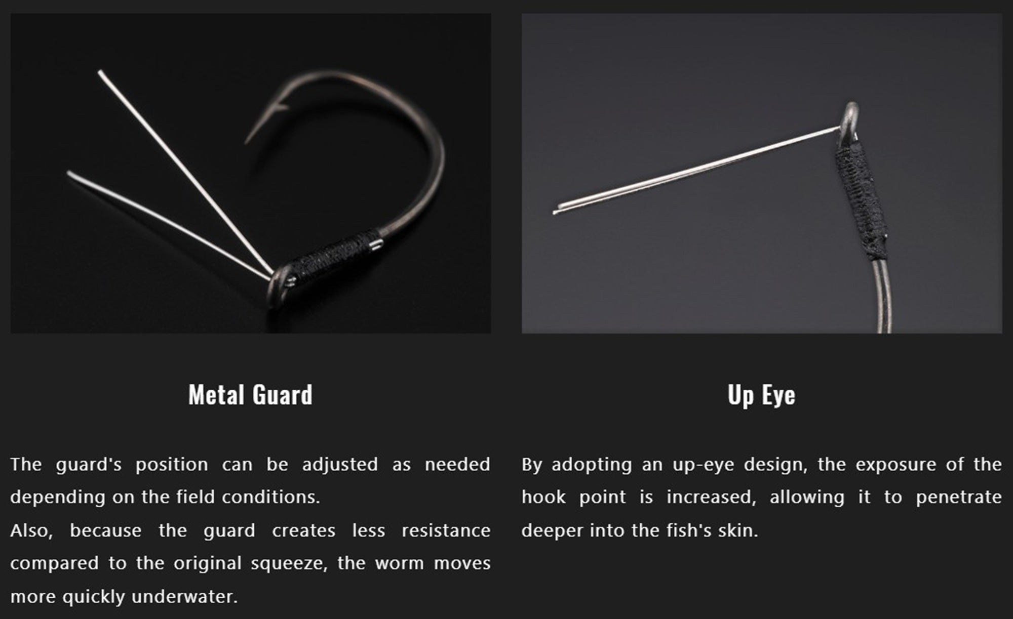 Jackall Hooks Metal Guard 4 Per Pack Size 2/0 (9092)